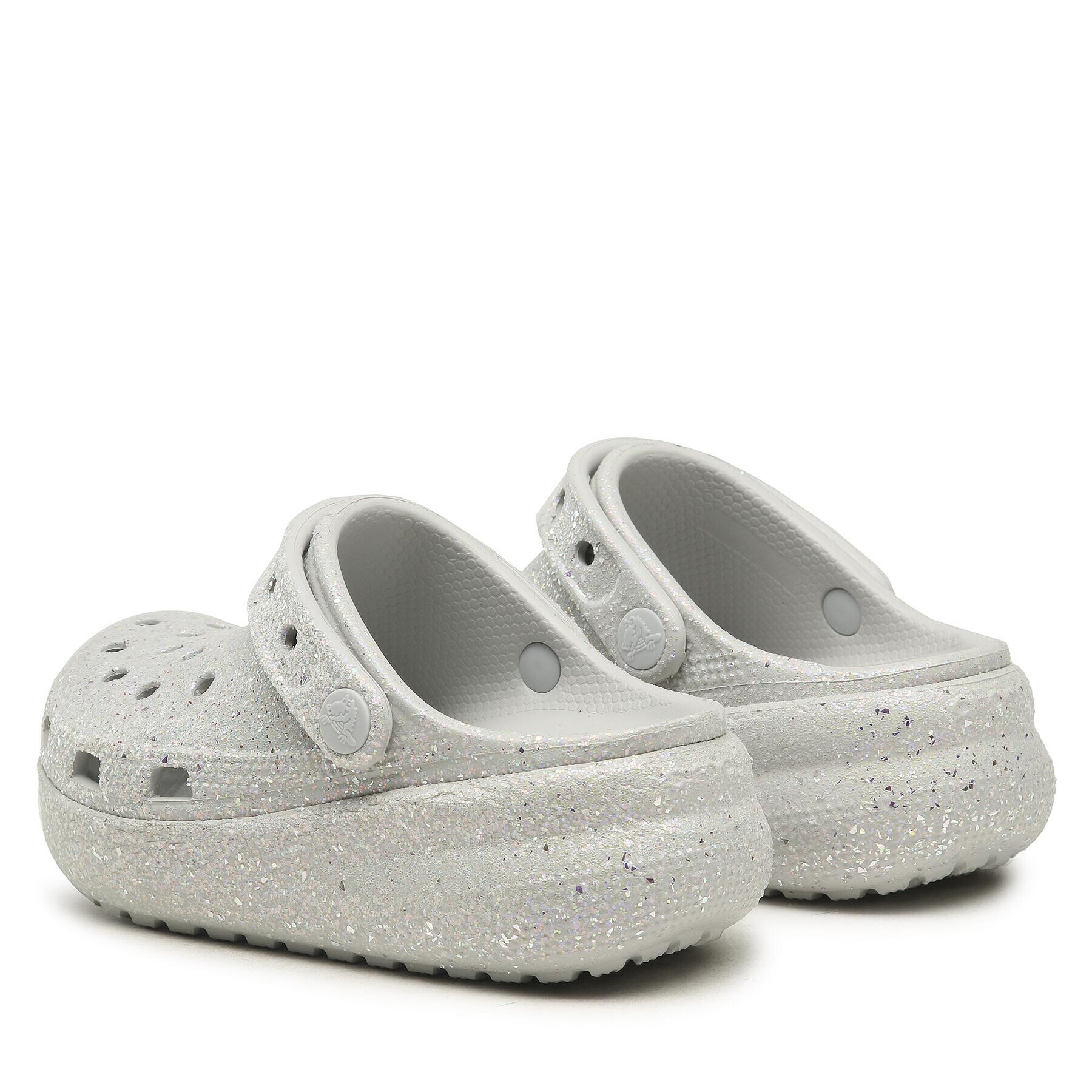 Crocs Чехли Cls Glitter Cutie Cgk 207834 Сив - Pepit.bg