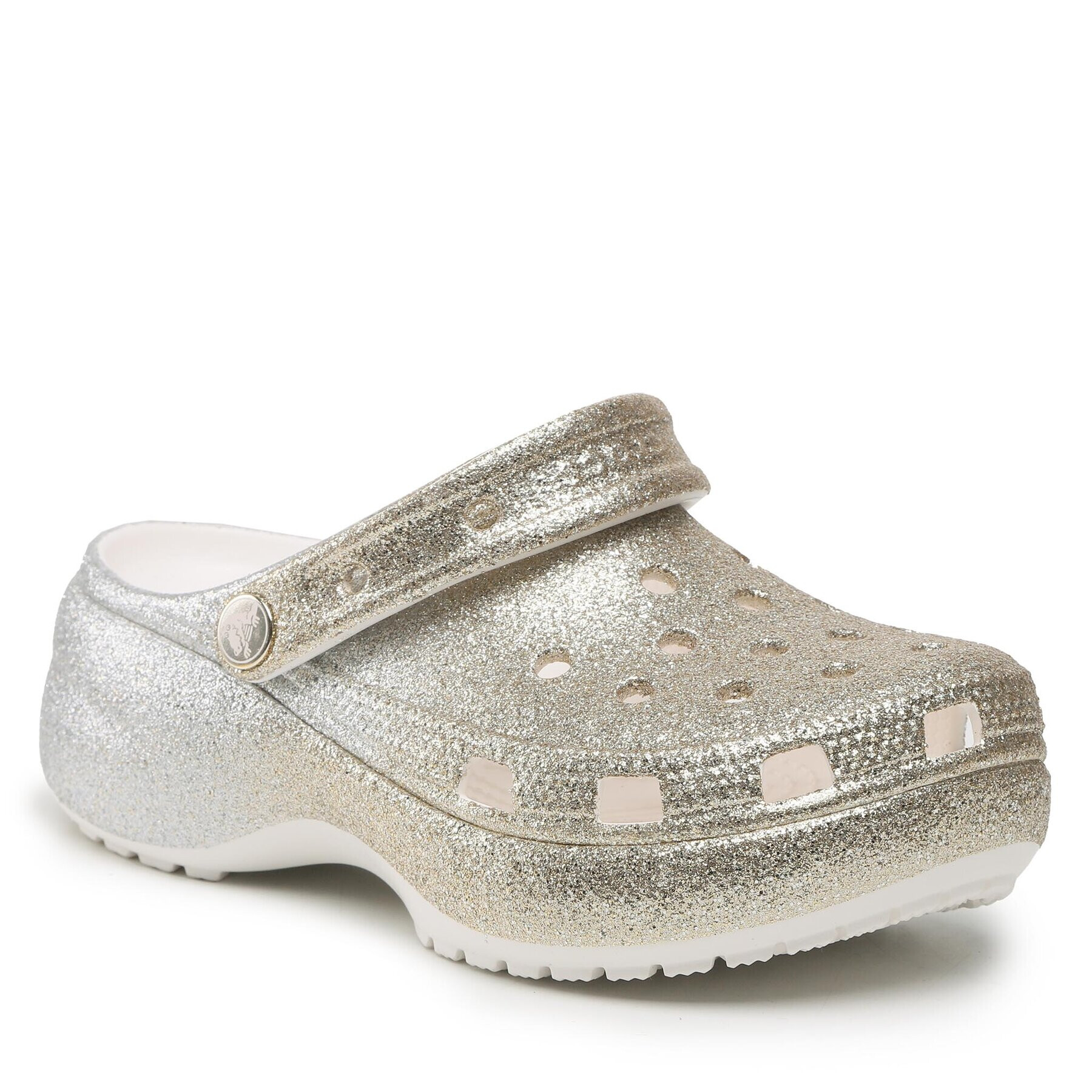 Crocs Чехли Clscplatform Ombreglitterclogw 207933 Златист - Pepit.bg