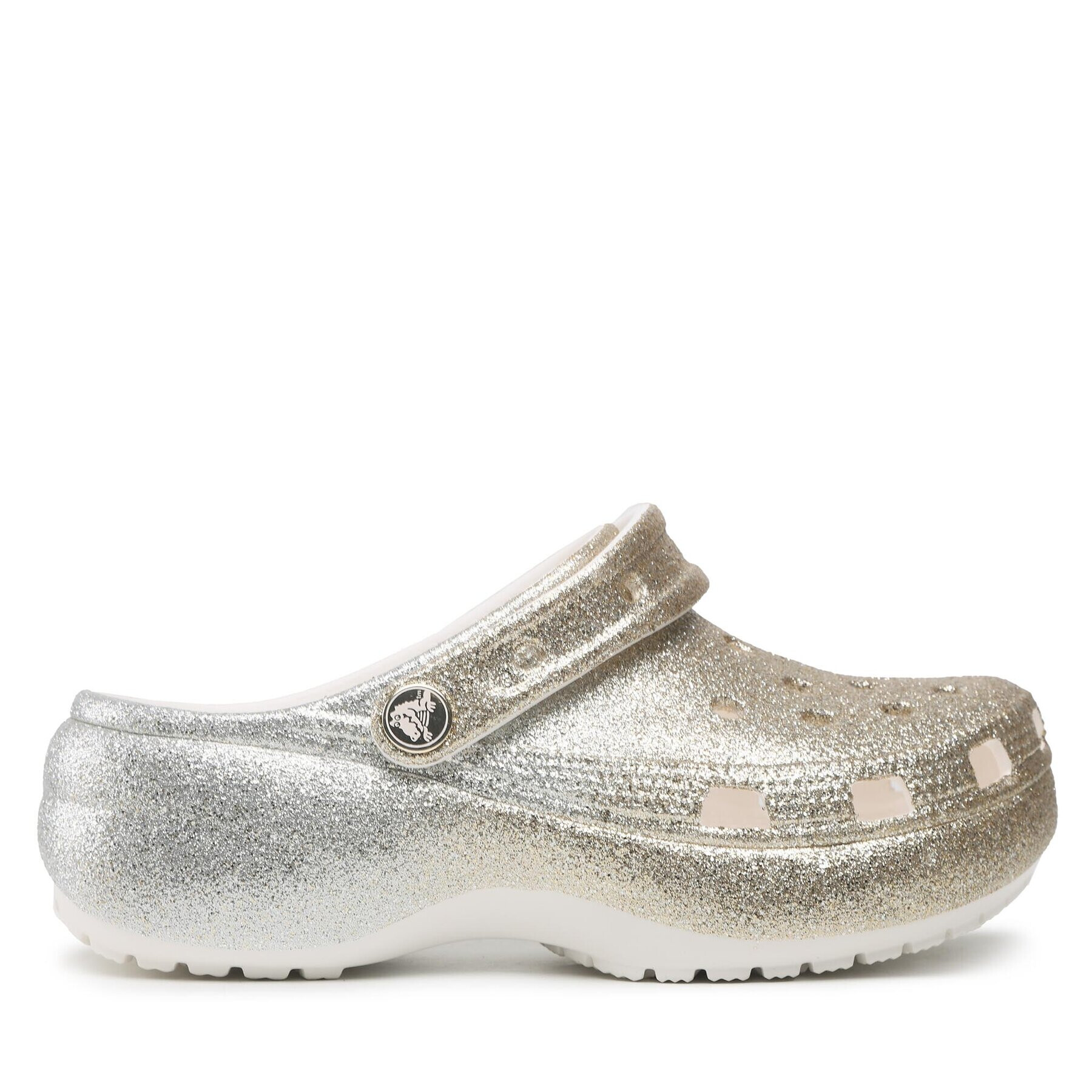 Crocs Чехли Clscplatform Ombreglitterclogw 207933 Златист - Pepit.bg