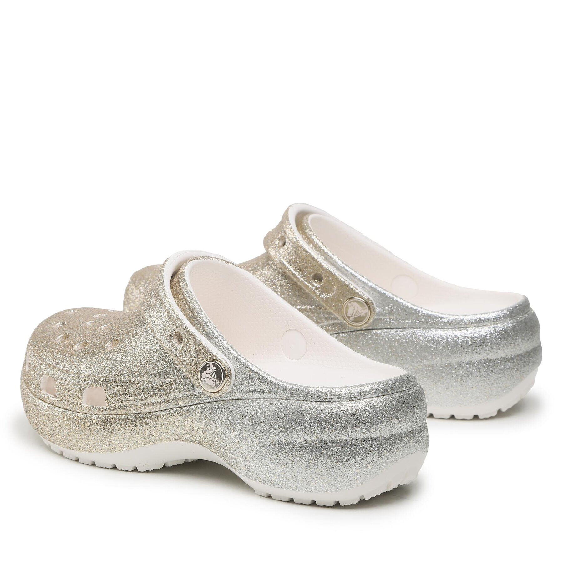 Crocs Чехли Clscplatform Ombreglitterclogw 207933 Златист - Pepit.bg
