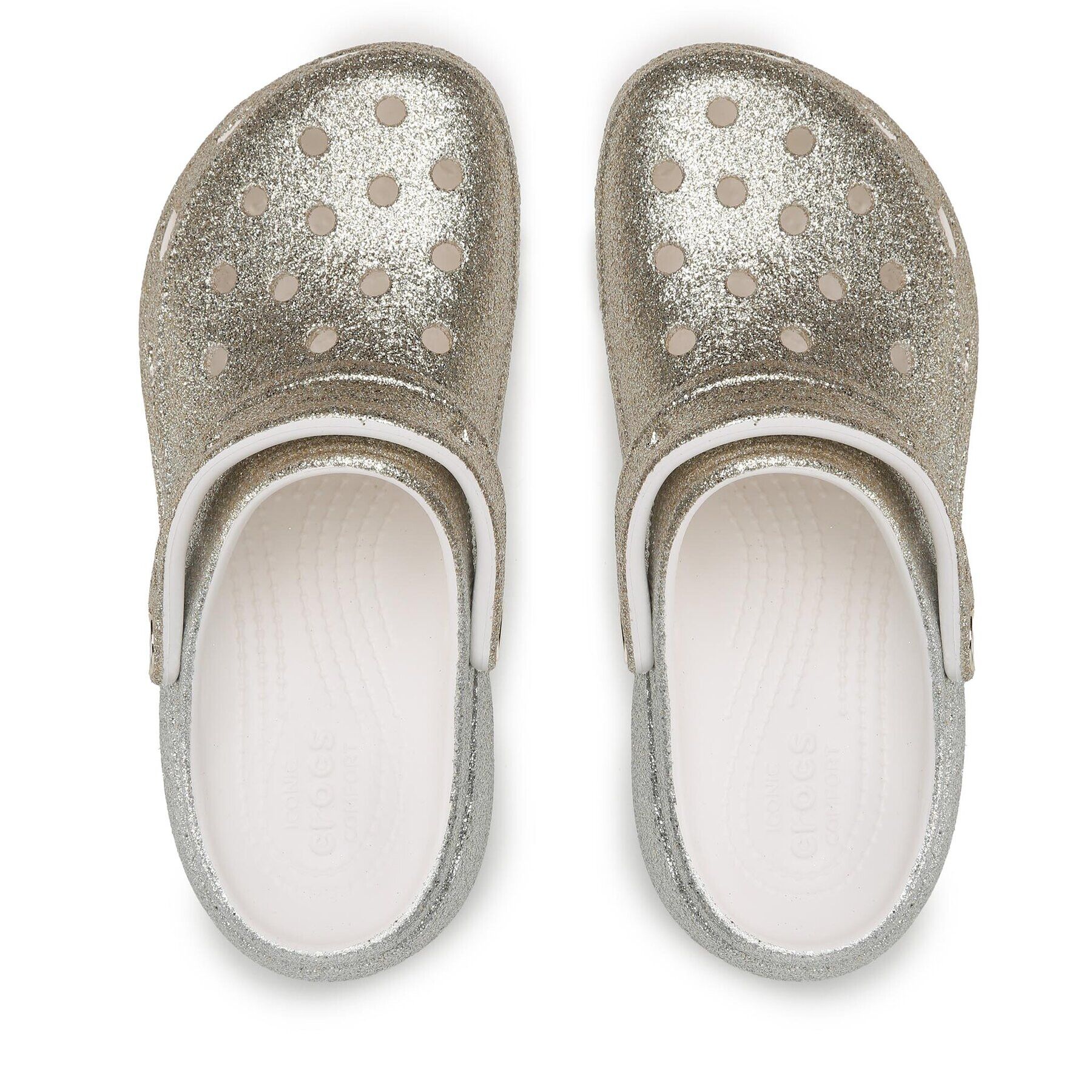 Crocs Чехли Clscplatform Ombreglitterclogw 207933 Златист - Pepit.bg