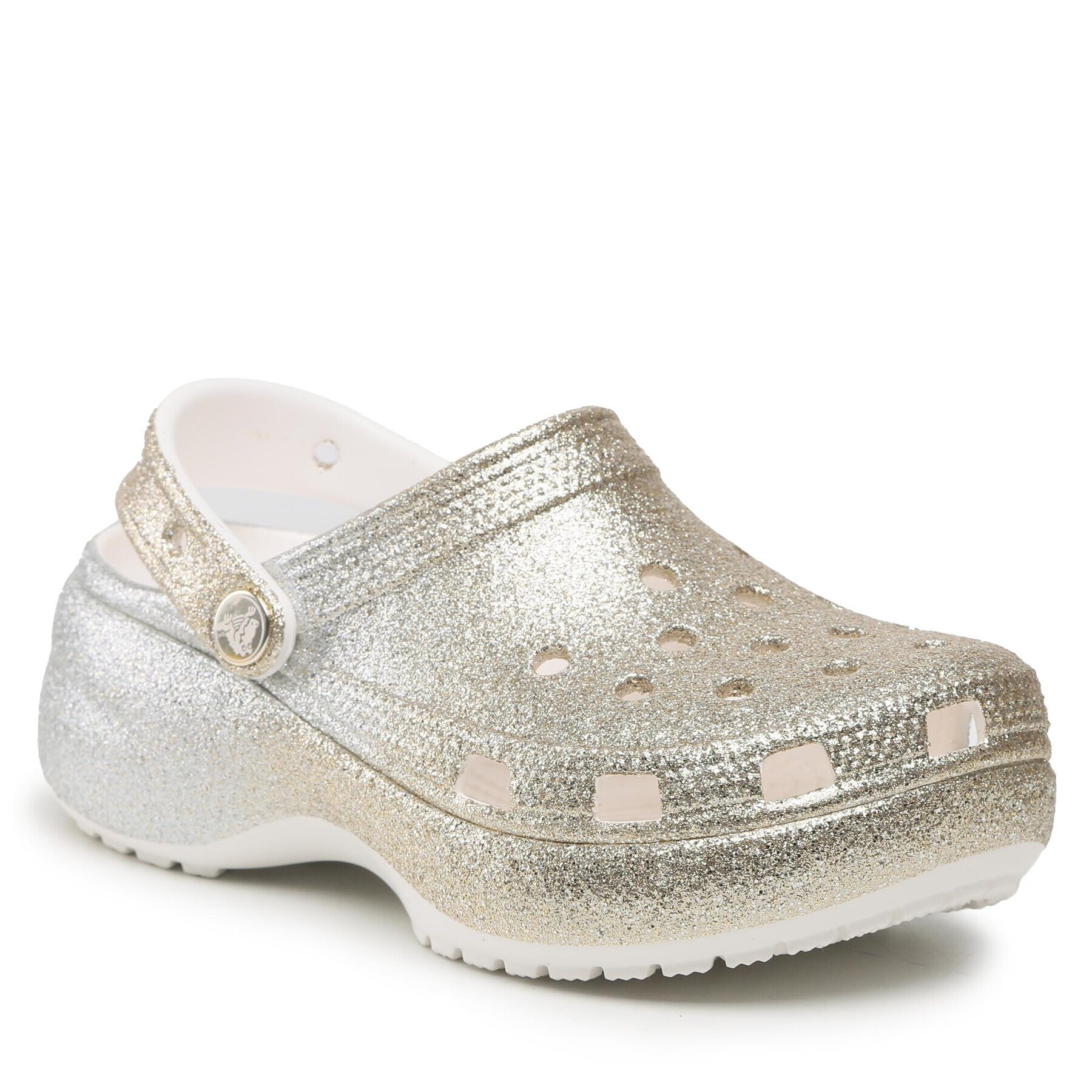 Crocs Чехли Clscplatform Ombreglitterclogw 207933 Златист - Pepit.bg