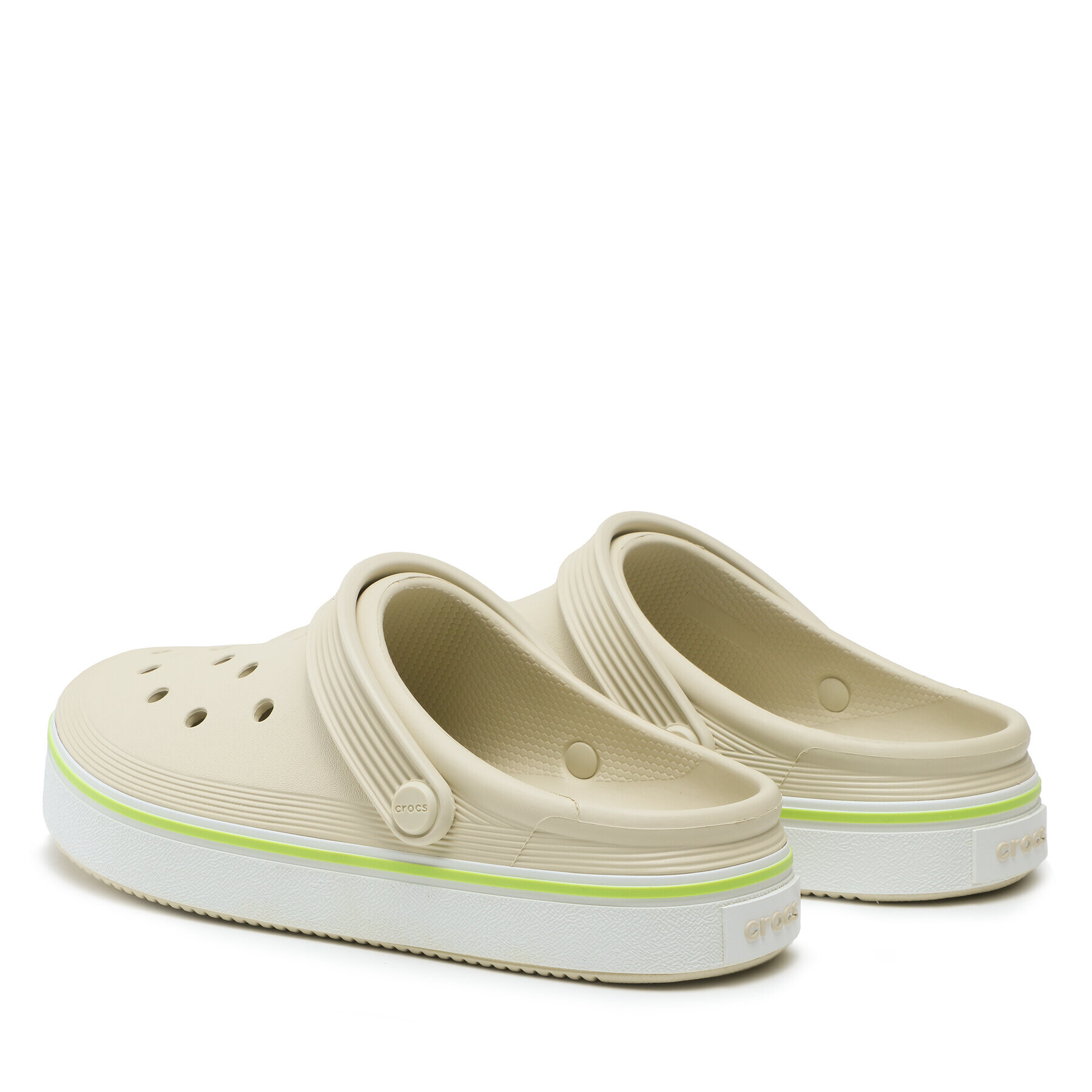 Crocs Чехли Crocband Clean Clog 208371 Бежов - Pepit.bg