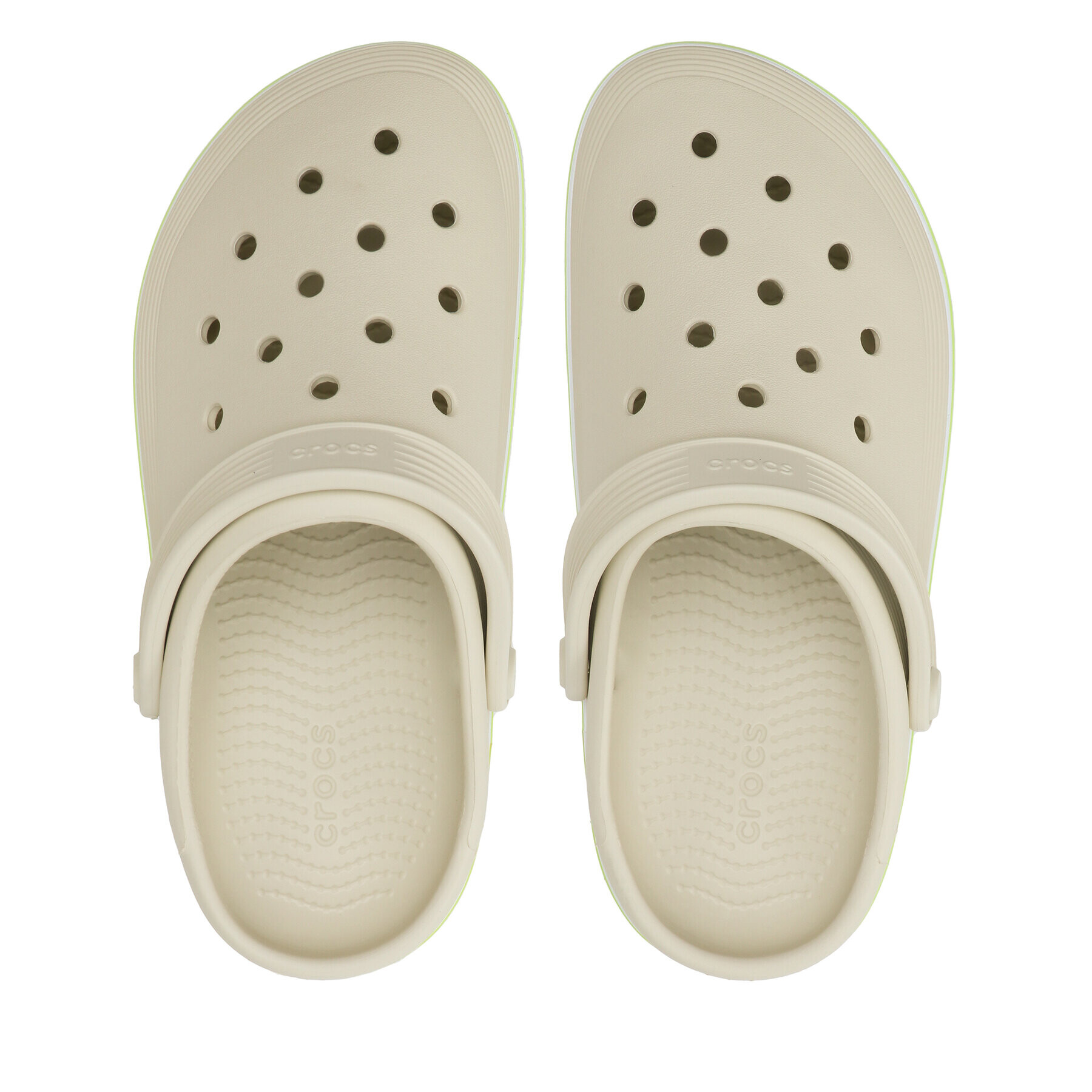 Crocs Чехли Crocband Clean Clog 208371 Бежов - Pepit.bg