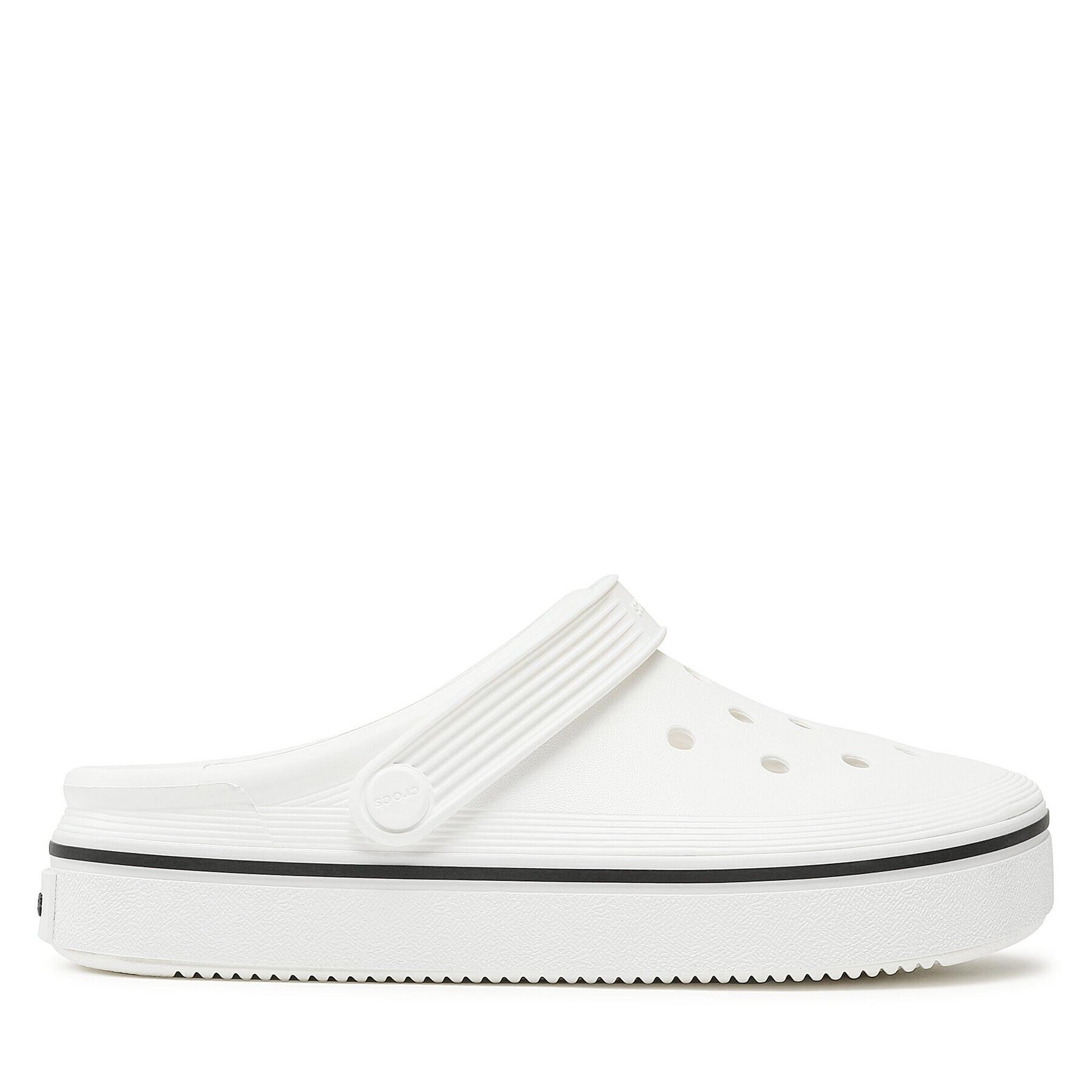Crocs Чехли Crocband Clean Clog 208371 Бял - Pepit.bg
