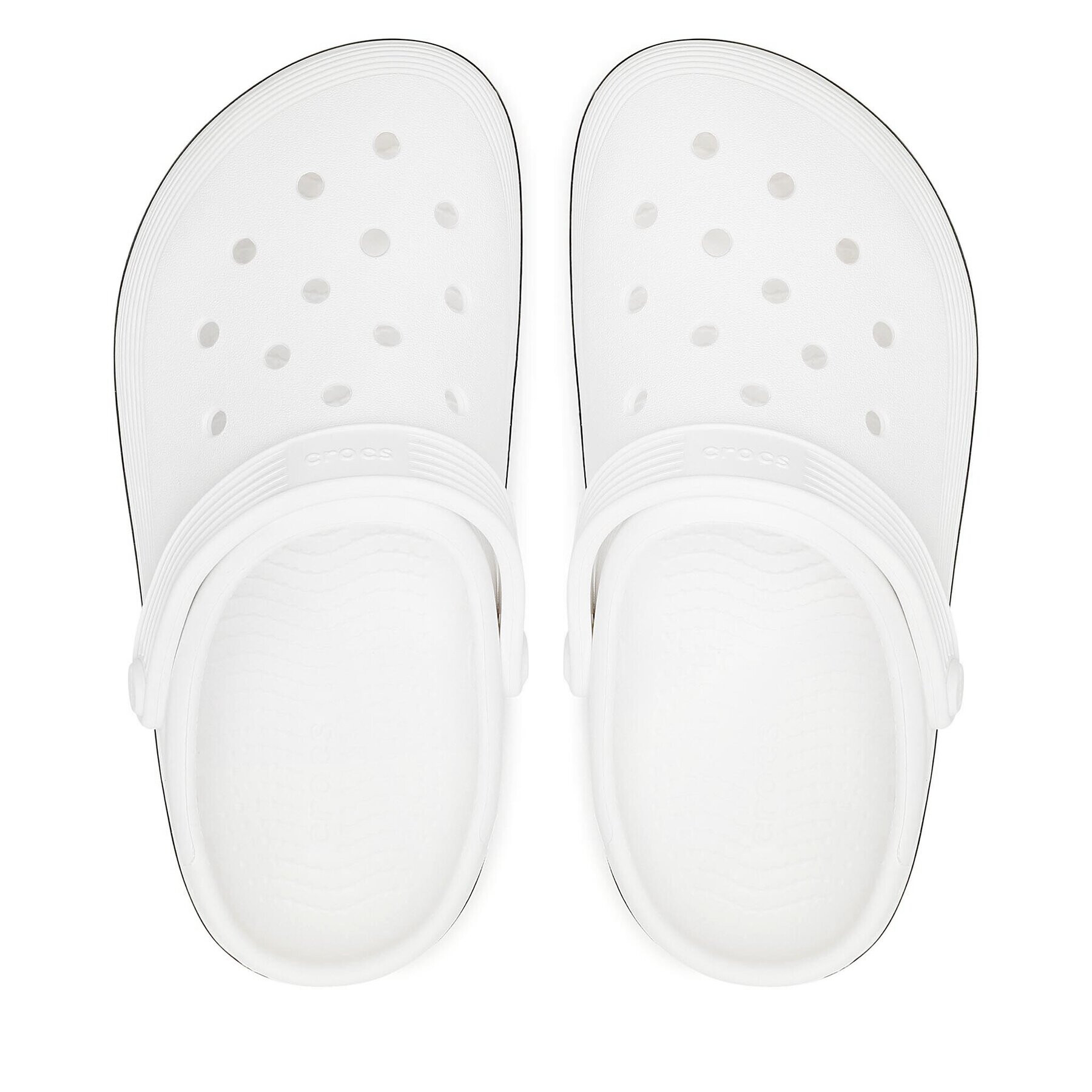 Crocs Чехли Crocband Clean Clog 208371 Бял - Pepit.bg