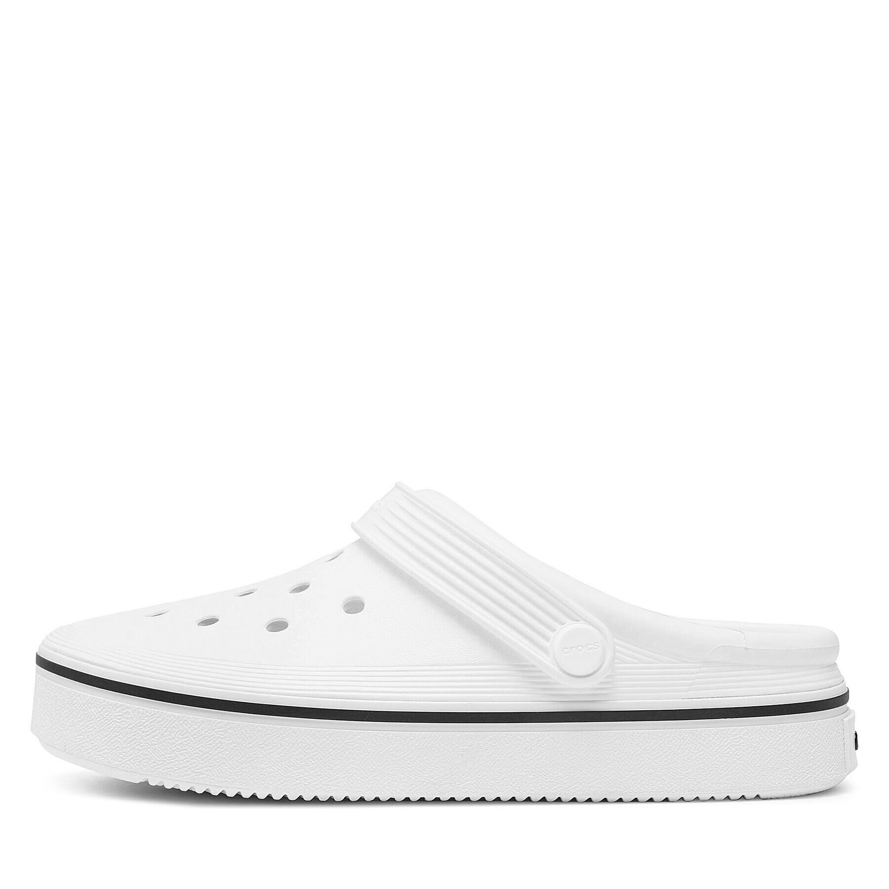 Crocs Чехли Crocband Clean Clog 208371 Бял - Pepit.bg