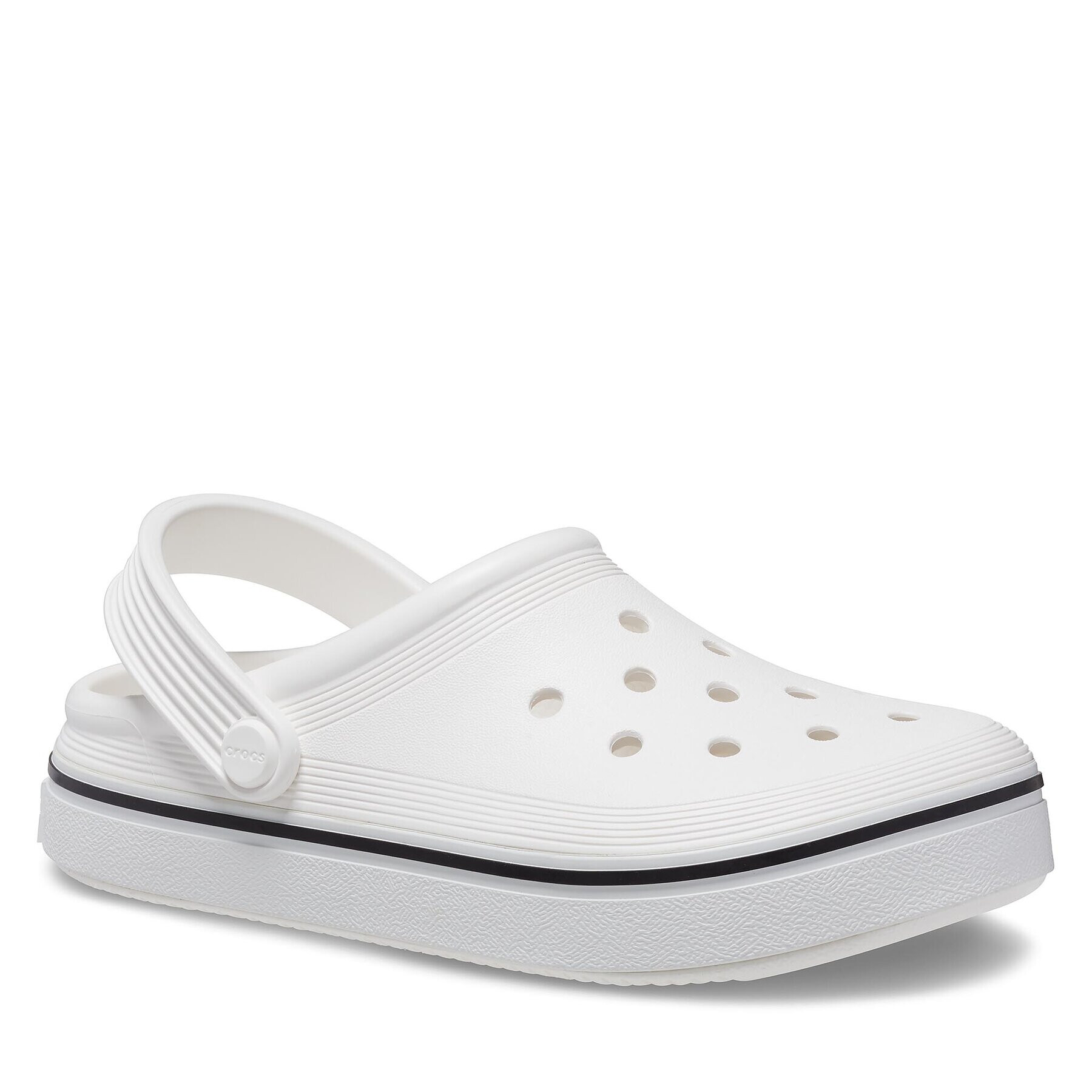 Crocs Чехли Crocband Clean Clog Kids 208477 Бял - Pepit.bg