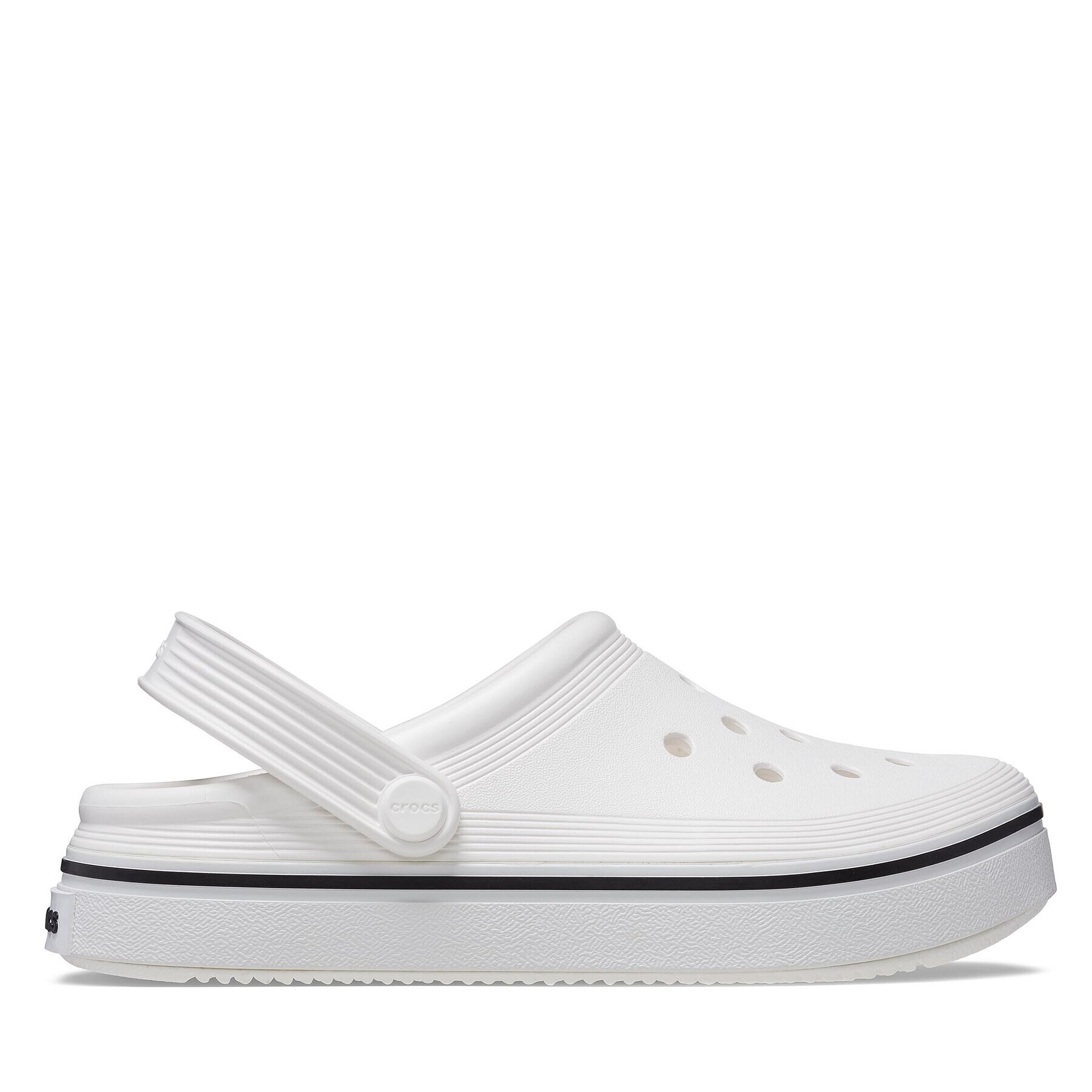 Crocs Чехли Crocband Clean Clog Kids 208477 Бял - Pepit.bg