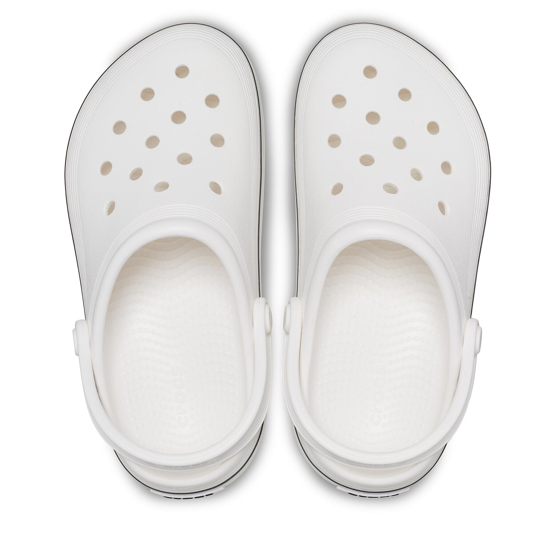 Crocs Чехли Crocband Clean Clog Kids 208477 Бял - Pepit.bg