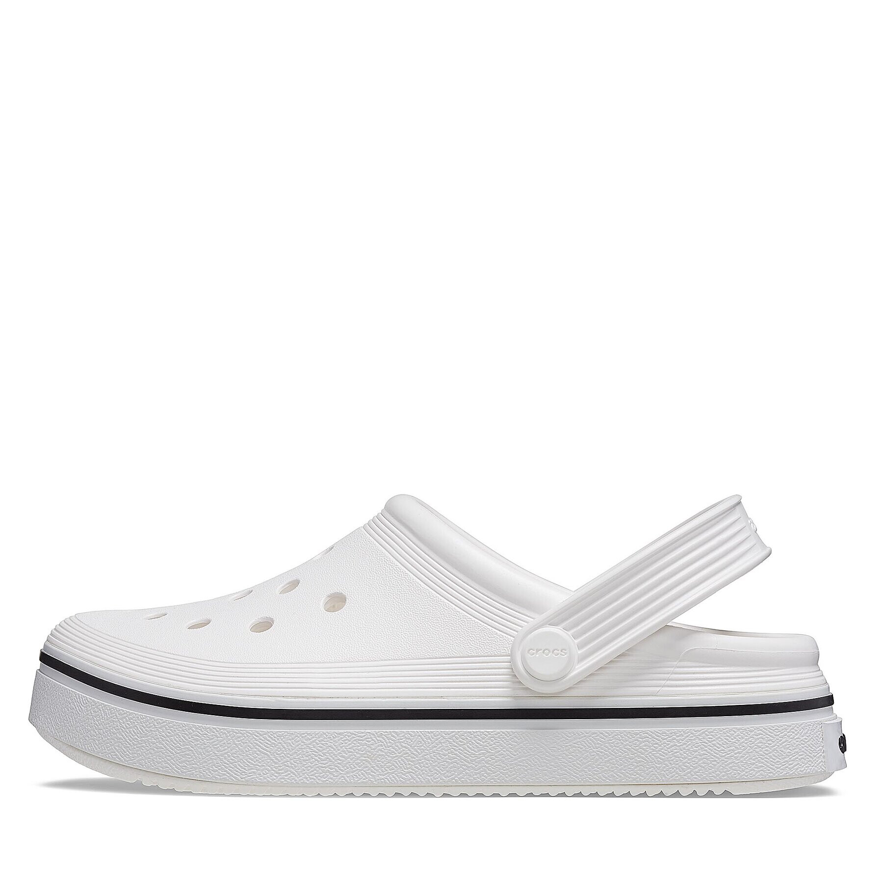 Crocs Чехли Crocband Clean Clog Kids 208477 Бял - Pepit.bg