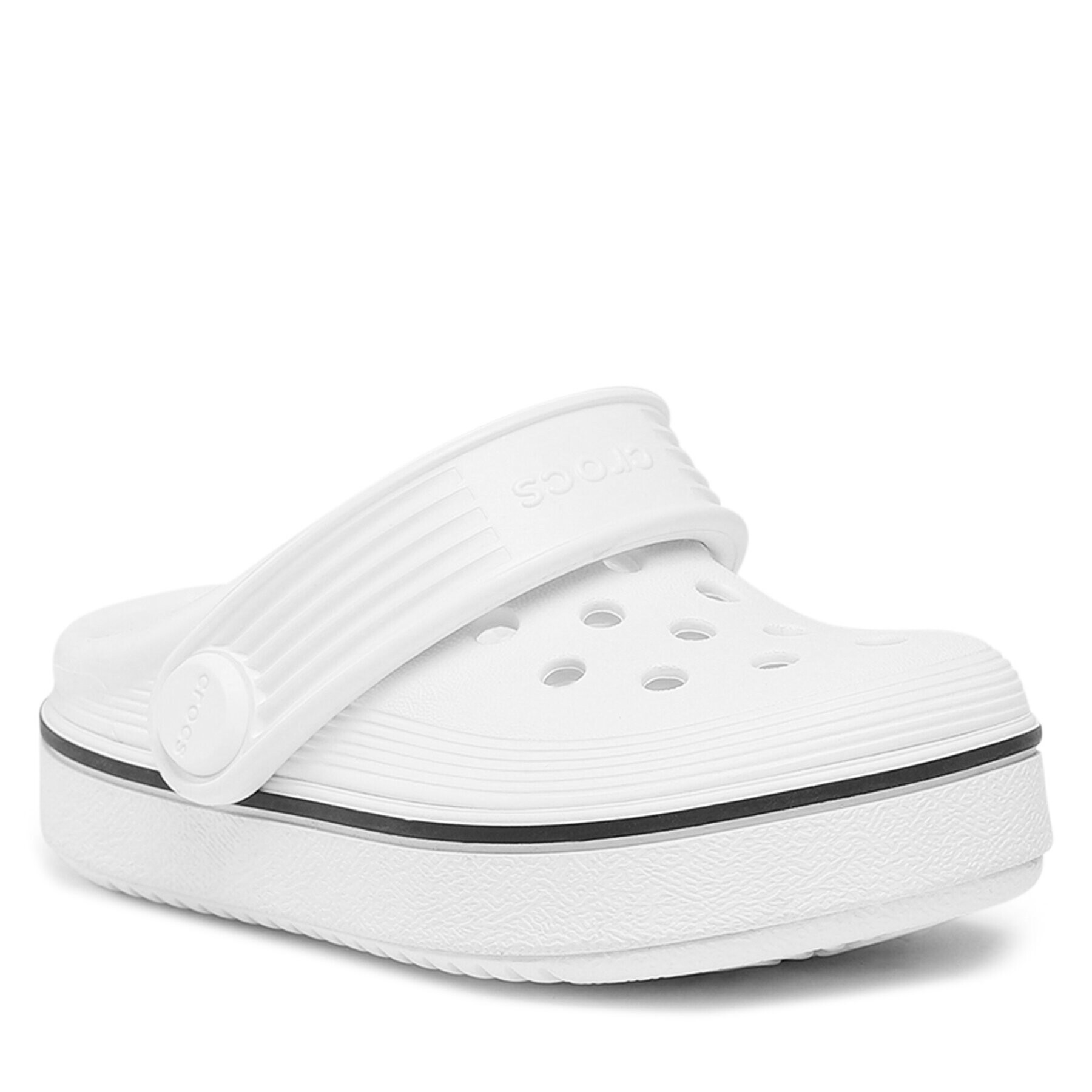 Crocs Чехли Crocband Clean Clog T 208479 Бял - Pepit.bg