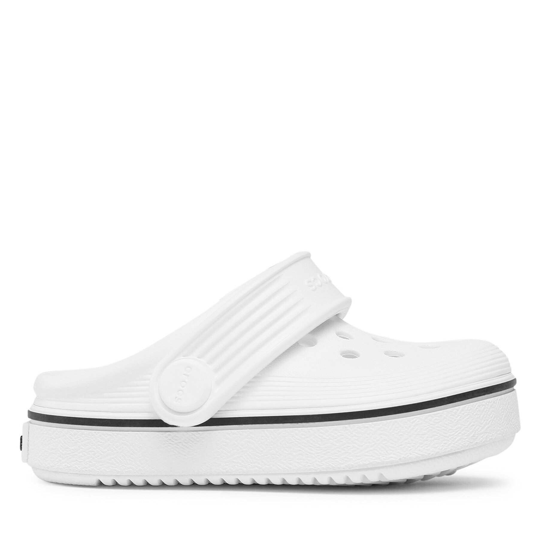 Crocs Чехли Crocband Clean Clog T 208479 Бял - Pepit.bg