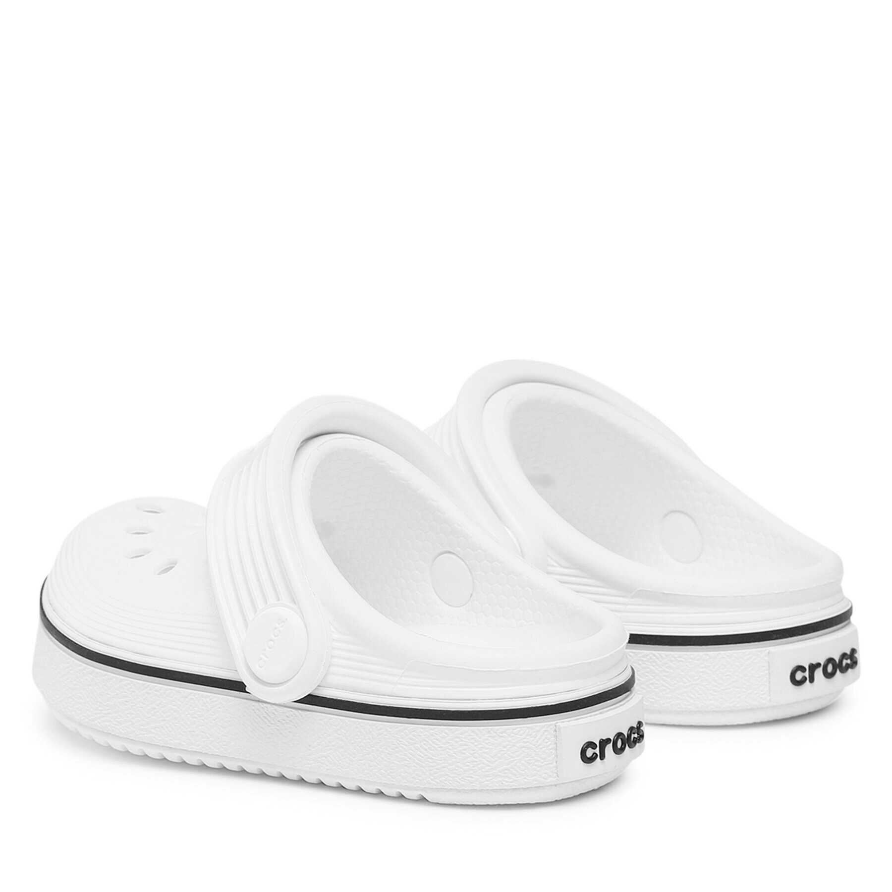 Crocs Чехли Crocband Clean Clog T 208479 Бял - Pepit.bg