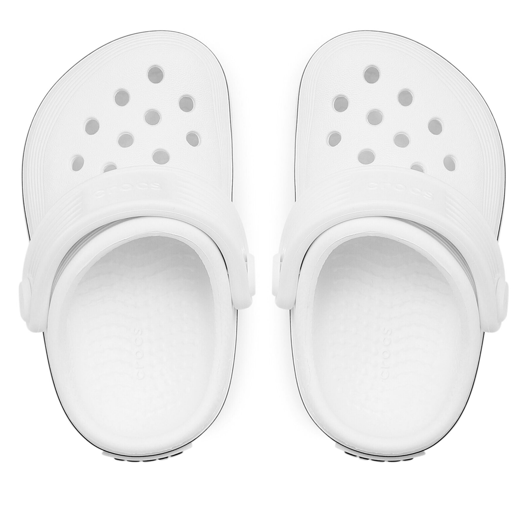 Crocs Чехли Crocband Clean Clog T 208479 Бял - Pepit.bg