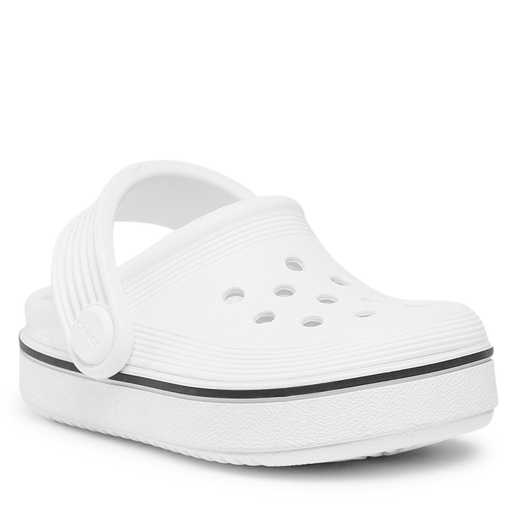 Crocs Чехли Crocband Clean Clog T 208479 Бял - Pepit.bg