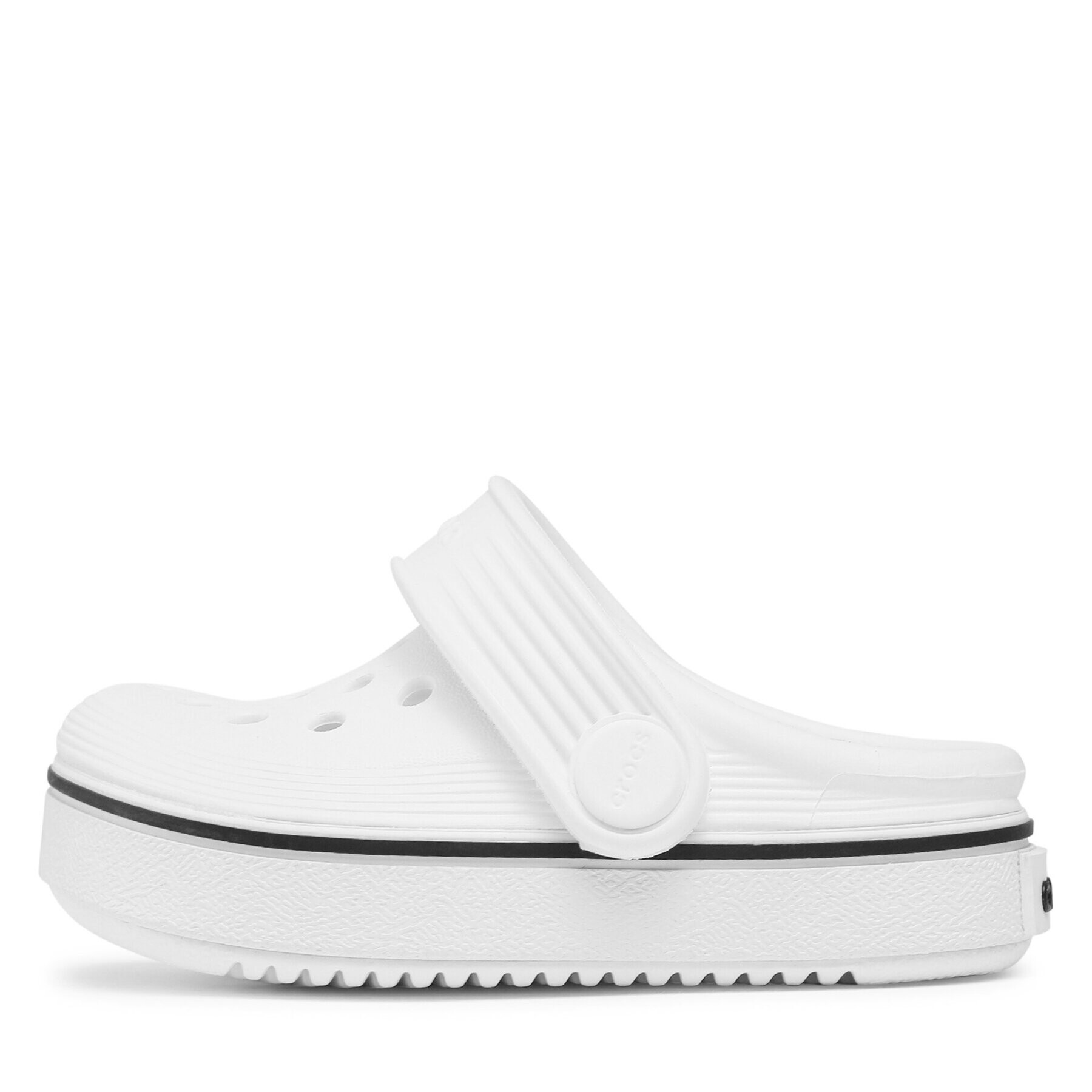 Crocs Чехли Crocband Clean Clog T 208479 Бял - Pepit.bg
