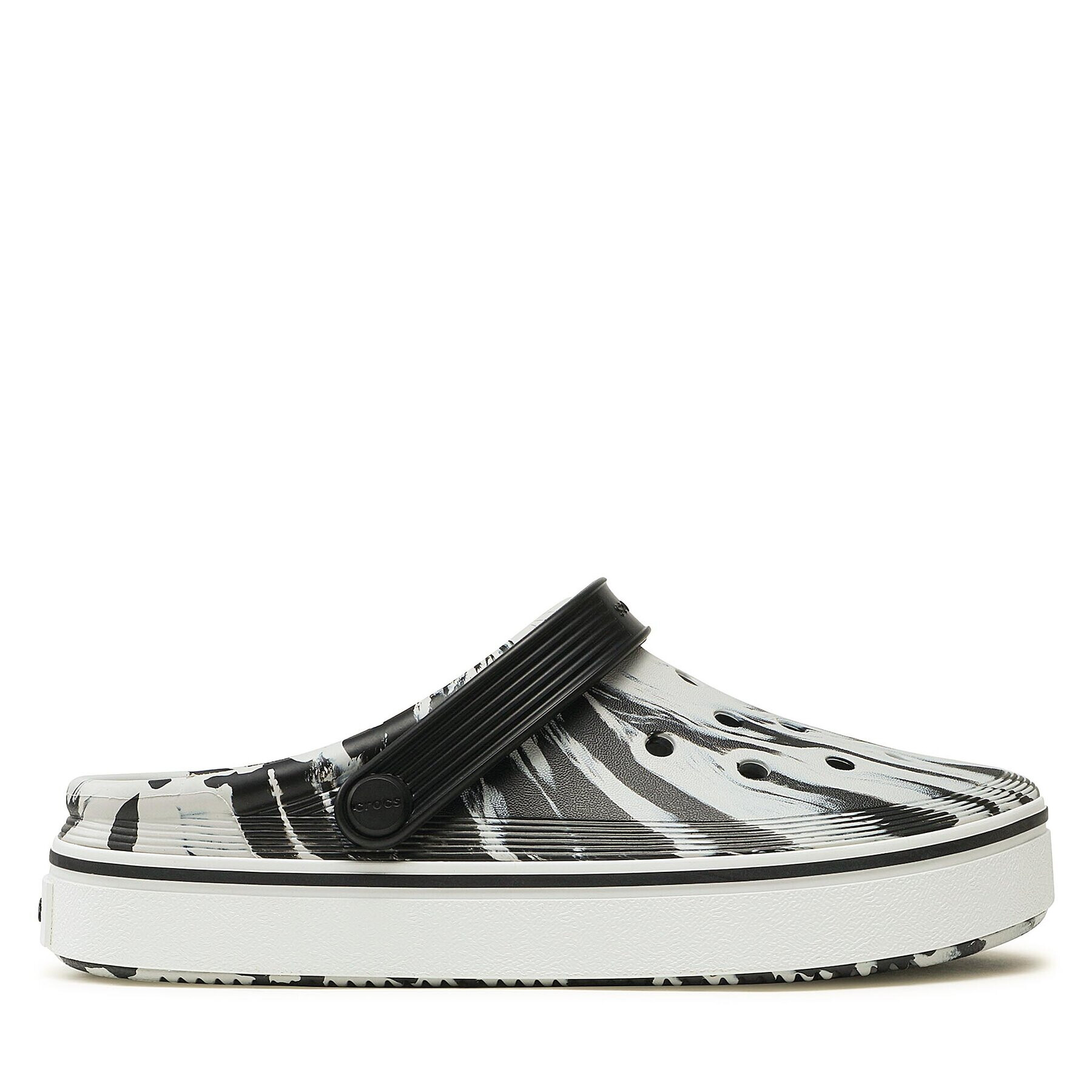 Crocs Чехли Crocband Clean Marbled Clog 208601 Черен - Pepit.bg