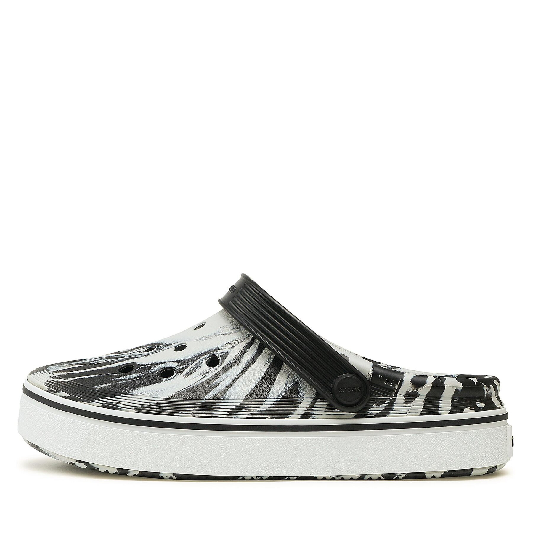 Crocs Чехли Crocband Clean Marbled Clog 208601 Черен - Pepit.bg