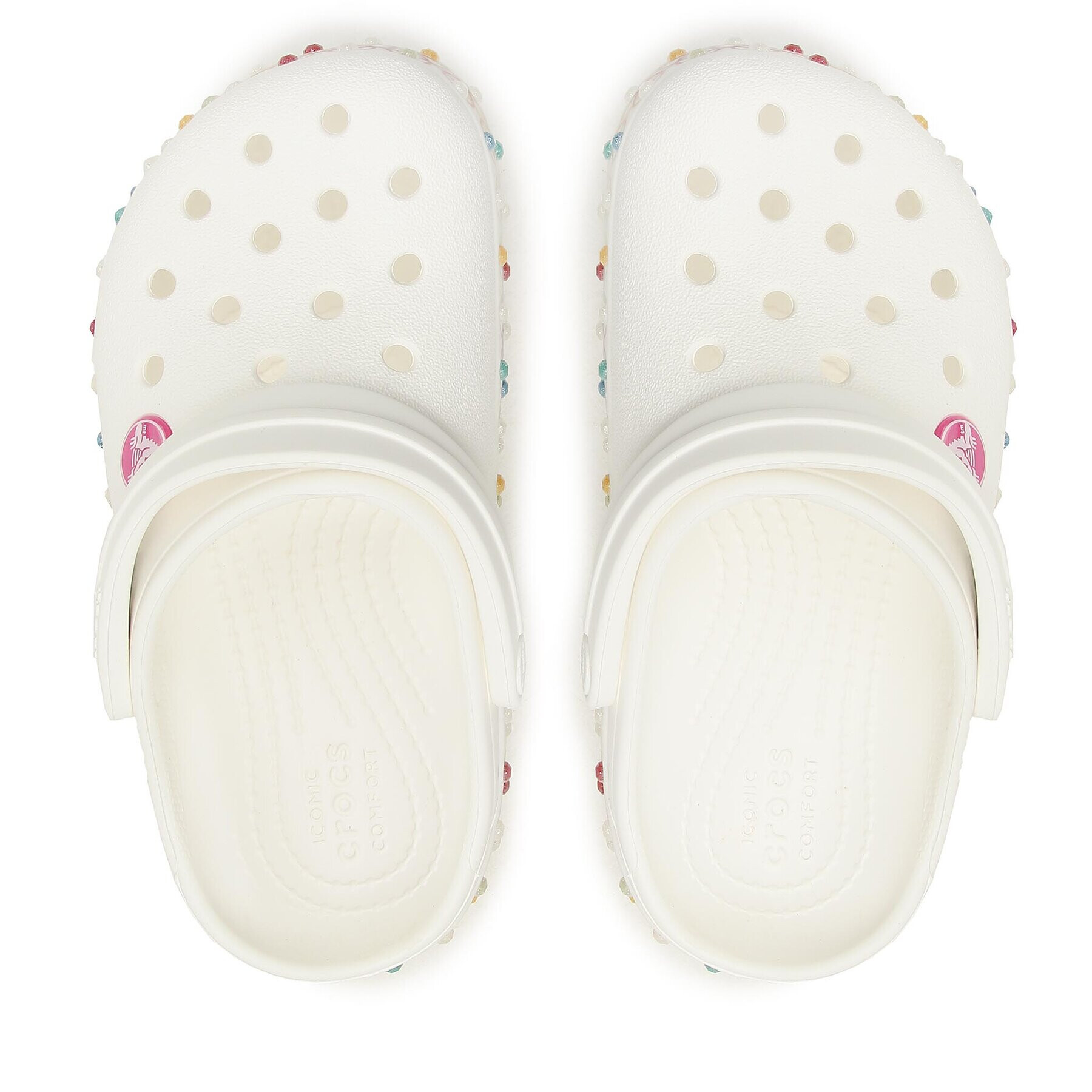 Crocs Чехли Crocband Stretch 208270 Бял - Pepit.bg