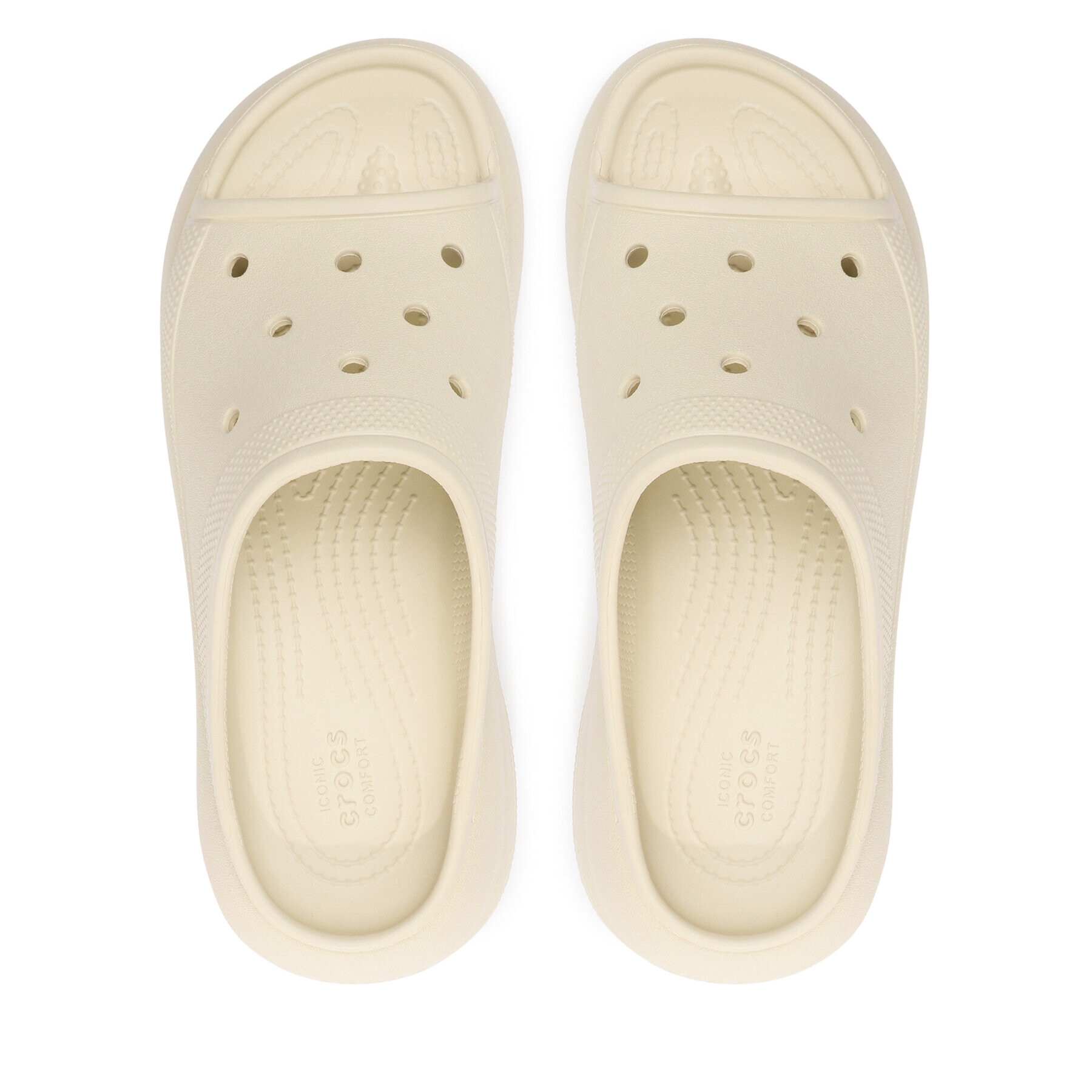 Crocs Чехли Crush Slide 208731 Бежов - Pepit.bg