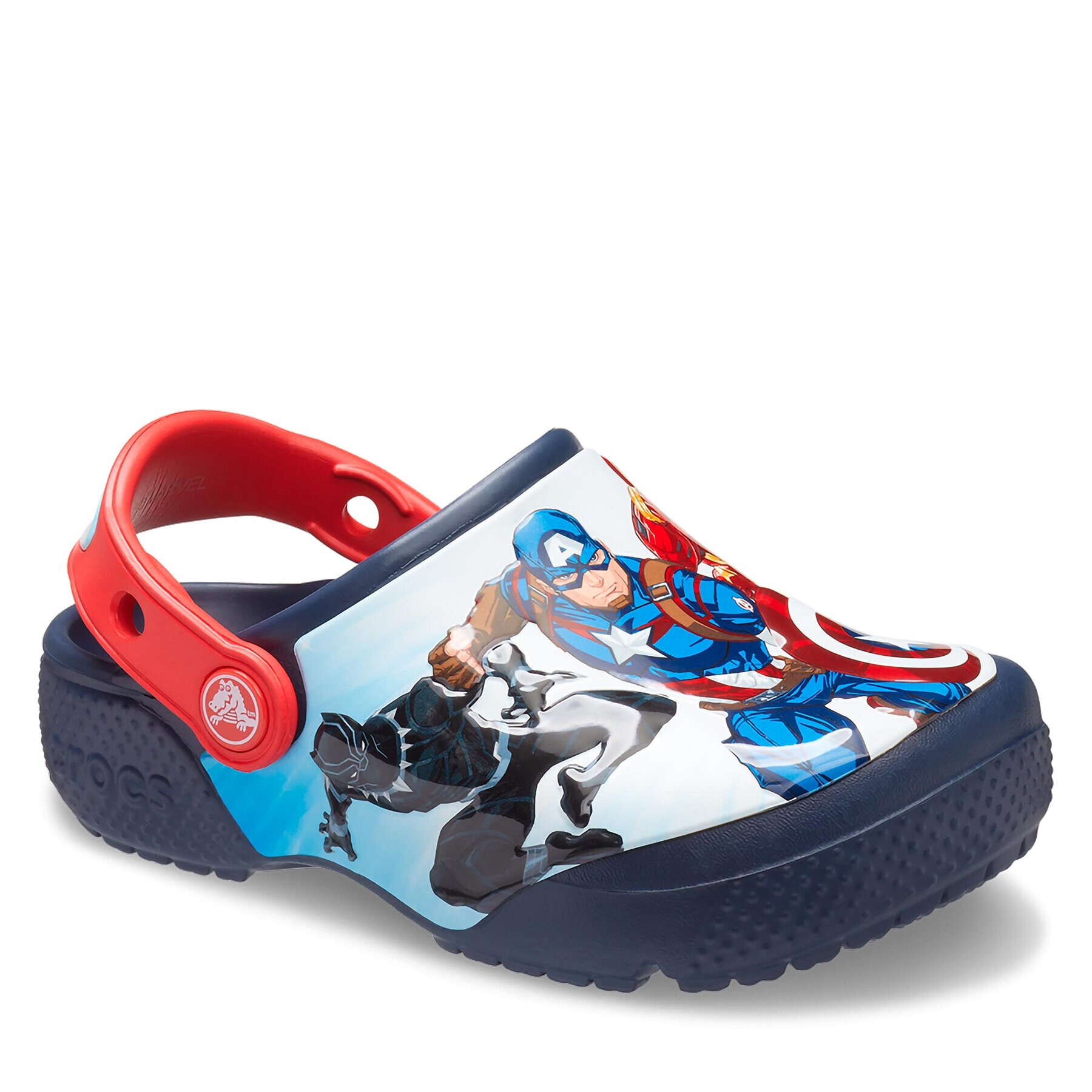 Crocs Чехли Fl Avengers Patch Clog 207069 Тъмносин - Pepit.bg