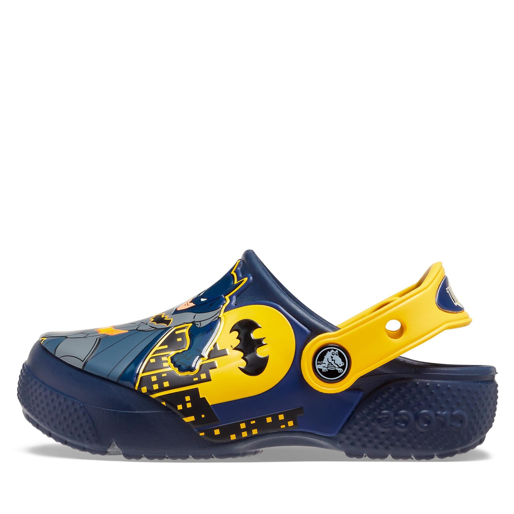 Crocs Чехли Fl Batman Patch Clog K Clog 207470 Тъмносин - Pepit.bg