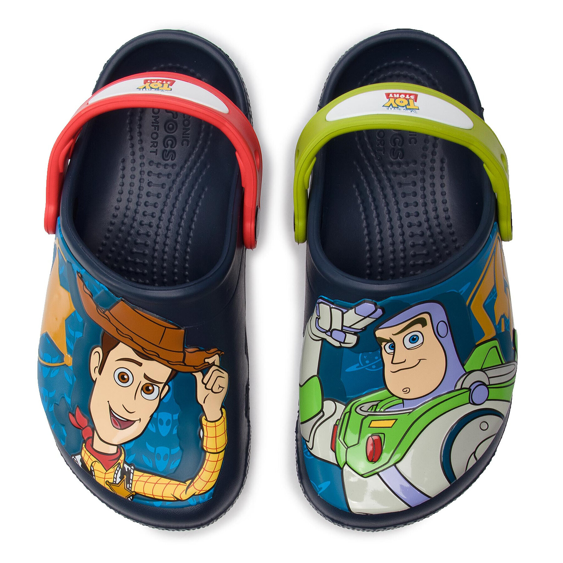 Crocs Чехли fl Buzz Woody 205493 Тъмносин - Pepit.bg