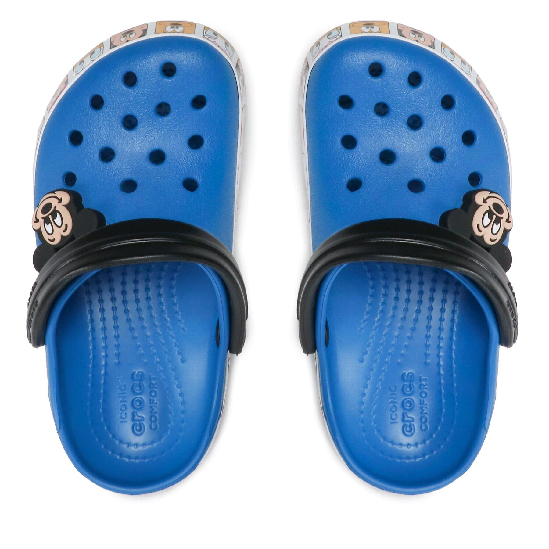 Crocs Чехли Fl Mickey Mouse Band Clog T 207718 Син - Pepit.bg