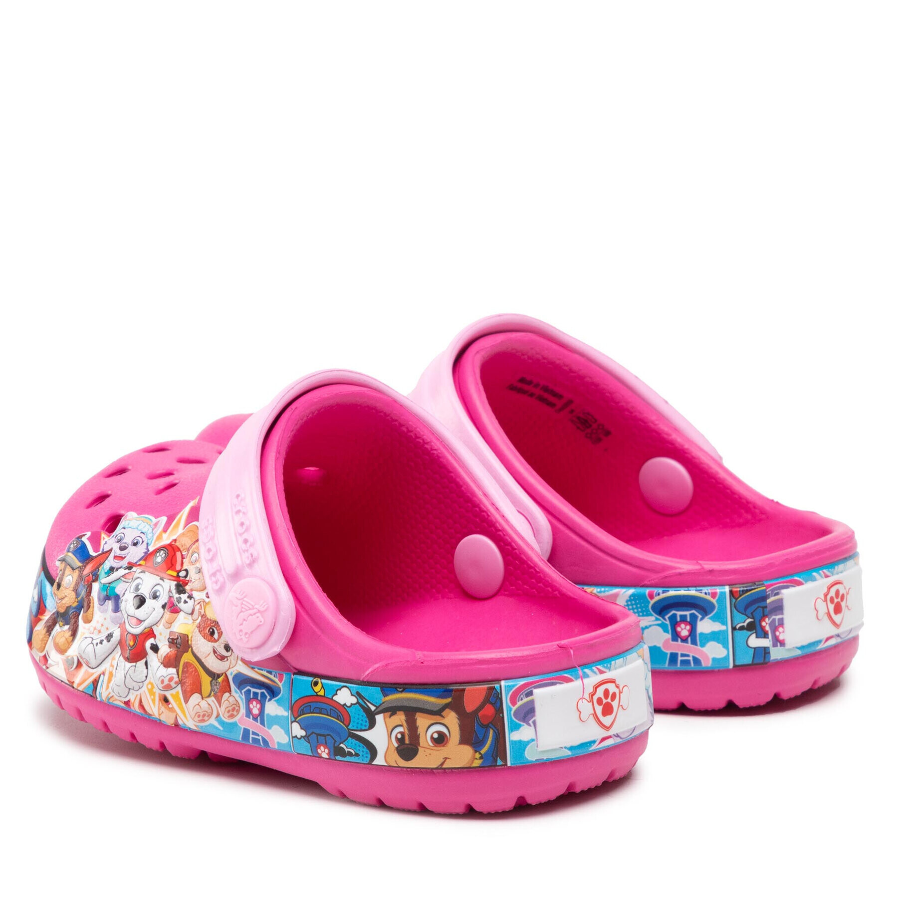 Crocs Чехли fl Paw Patrol Band Clg K 205509 Розов - Pepit.bg