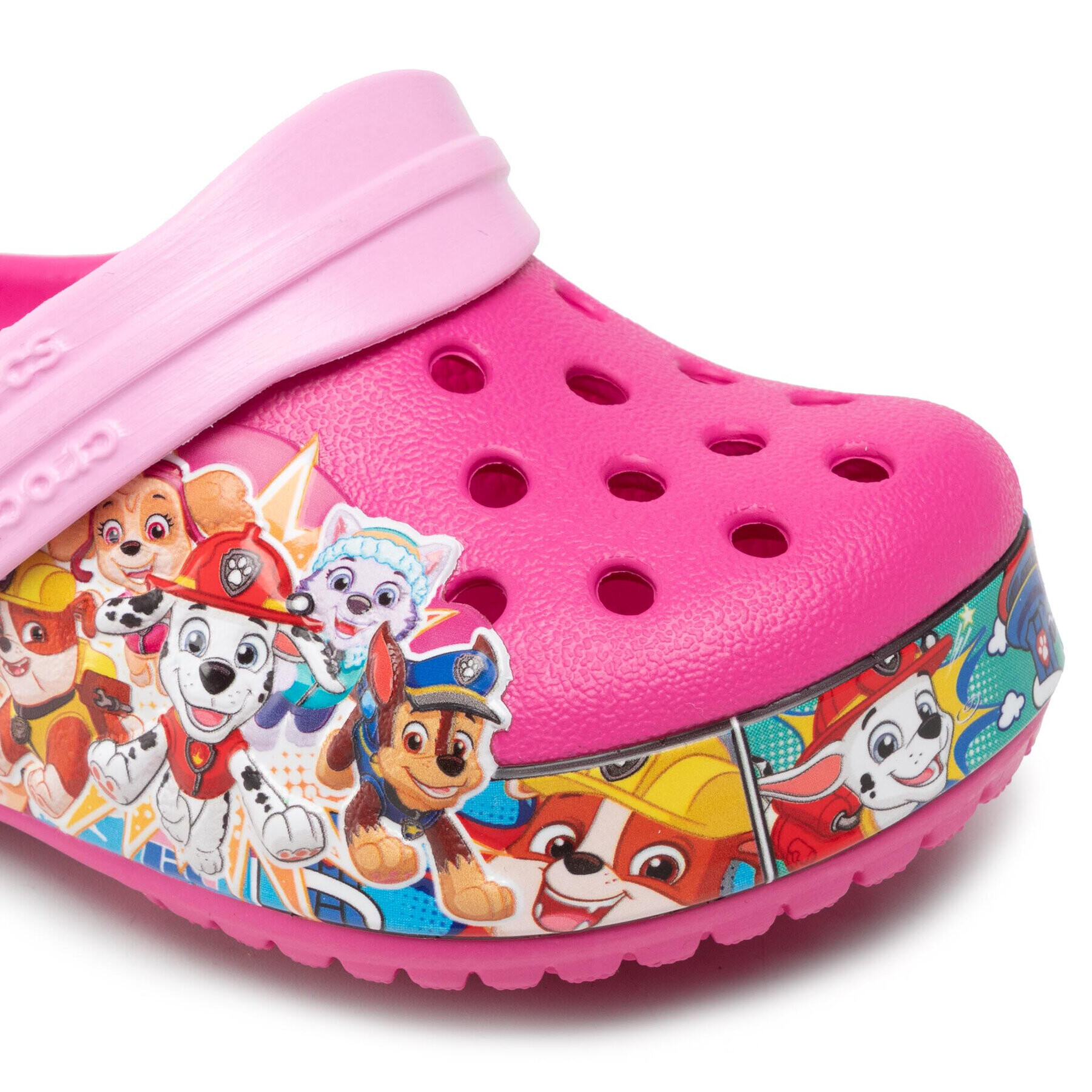 Crocs Чехли fl Paw Patrol Band Clg K 205509 Розов - Pepit.bg