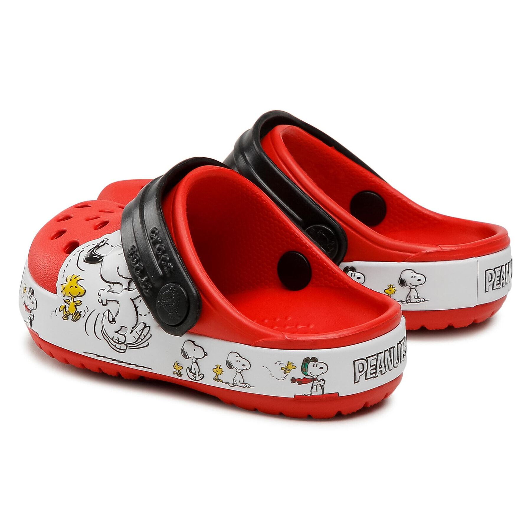 Crocs Чехли Fl Snoopy Woodstock Cg K 206176 Червен - Pepit.bg
