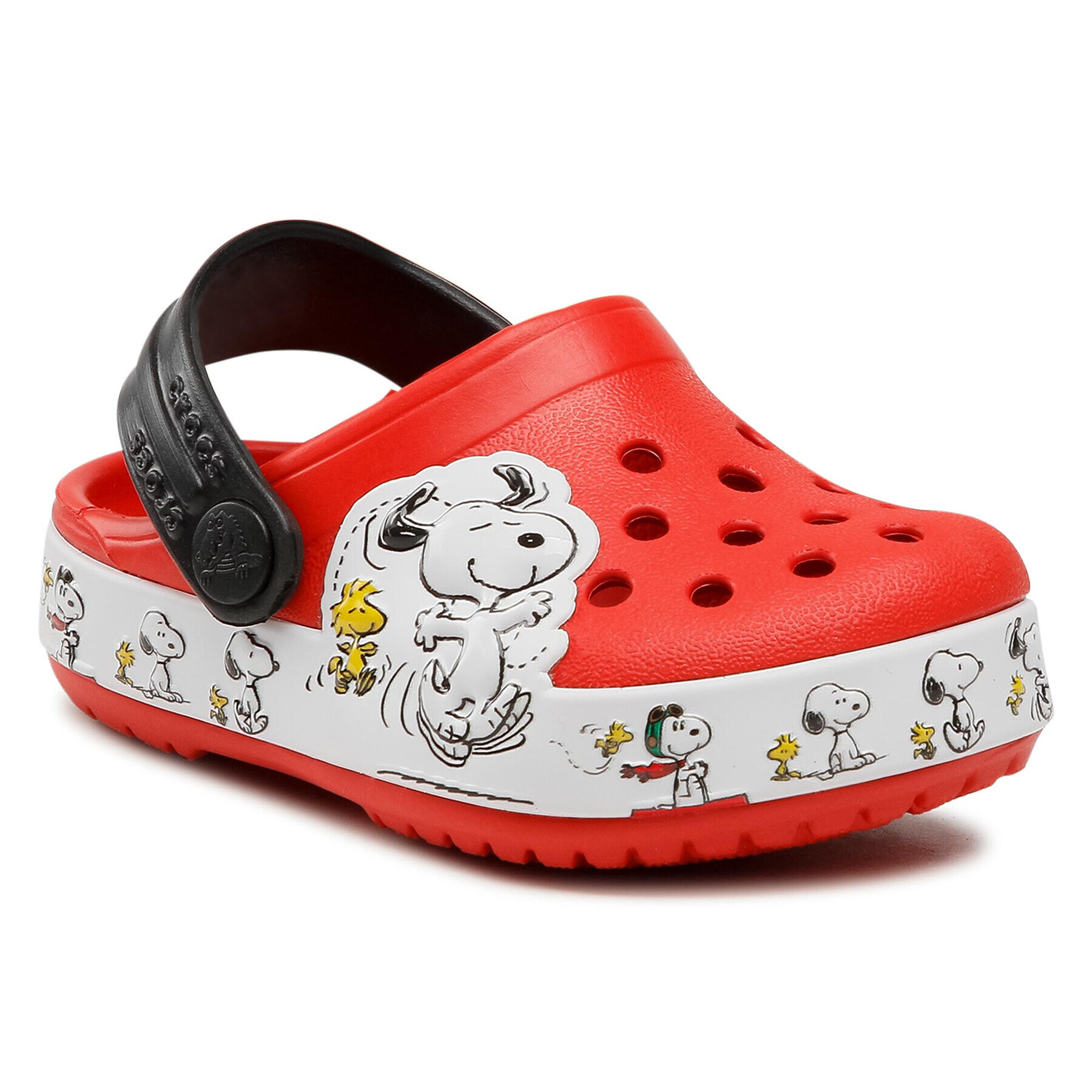 Crocs Чехли Fl Snoopy Woodstock Cg K 206176 Червен - Pepit.bg