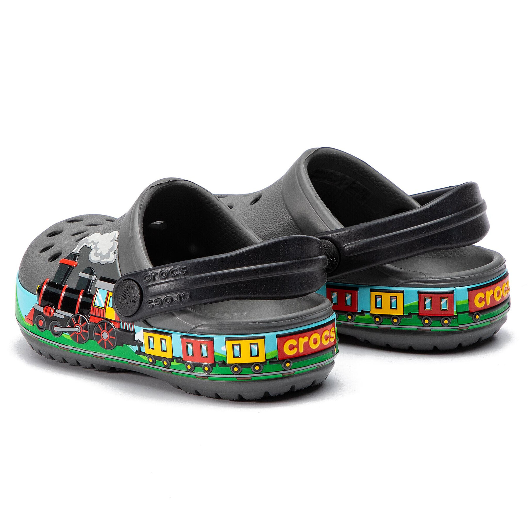 Crocs Чехли fl Train Band Clog K 205516 Сив - Pepit.bg