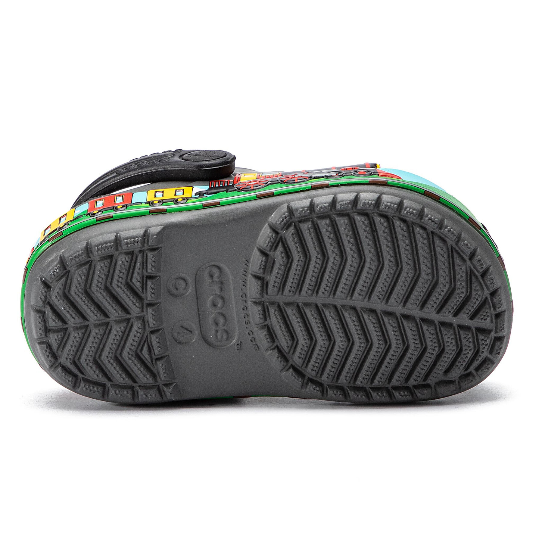 Crocs Чехли fl Train Band Clog K 205516 Сив - Pepit.bg