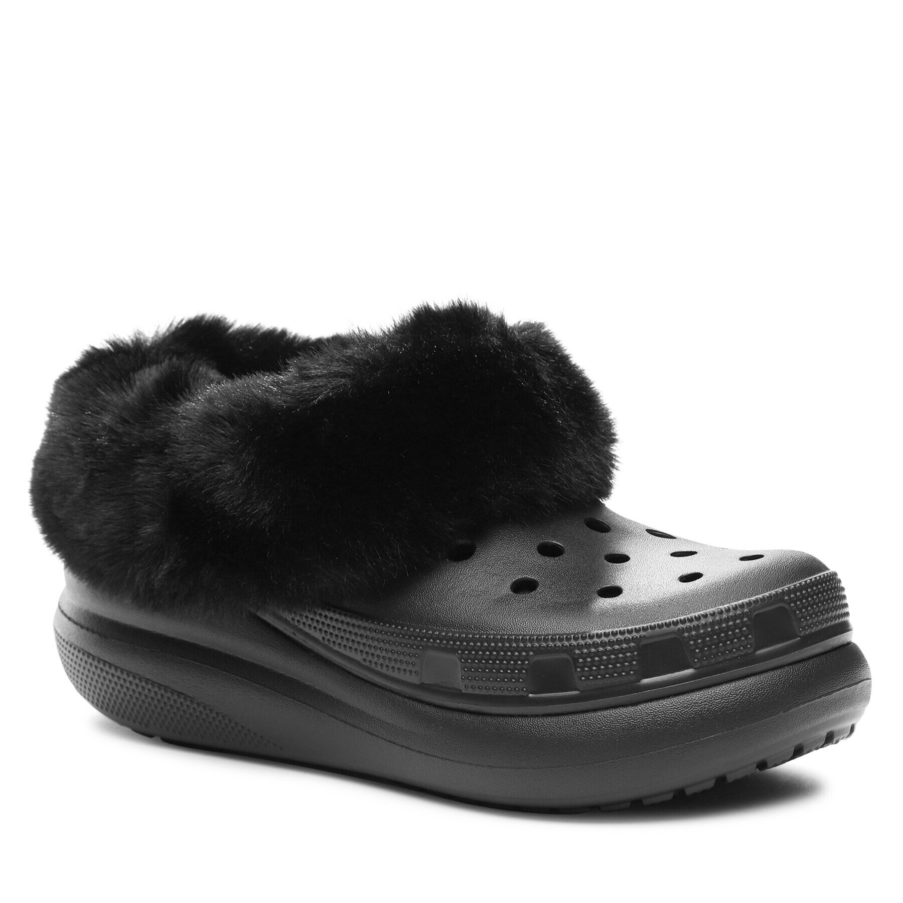 Crocs Чехли Furever Crush Clog 208446 Черен - Pepit.bg