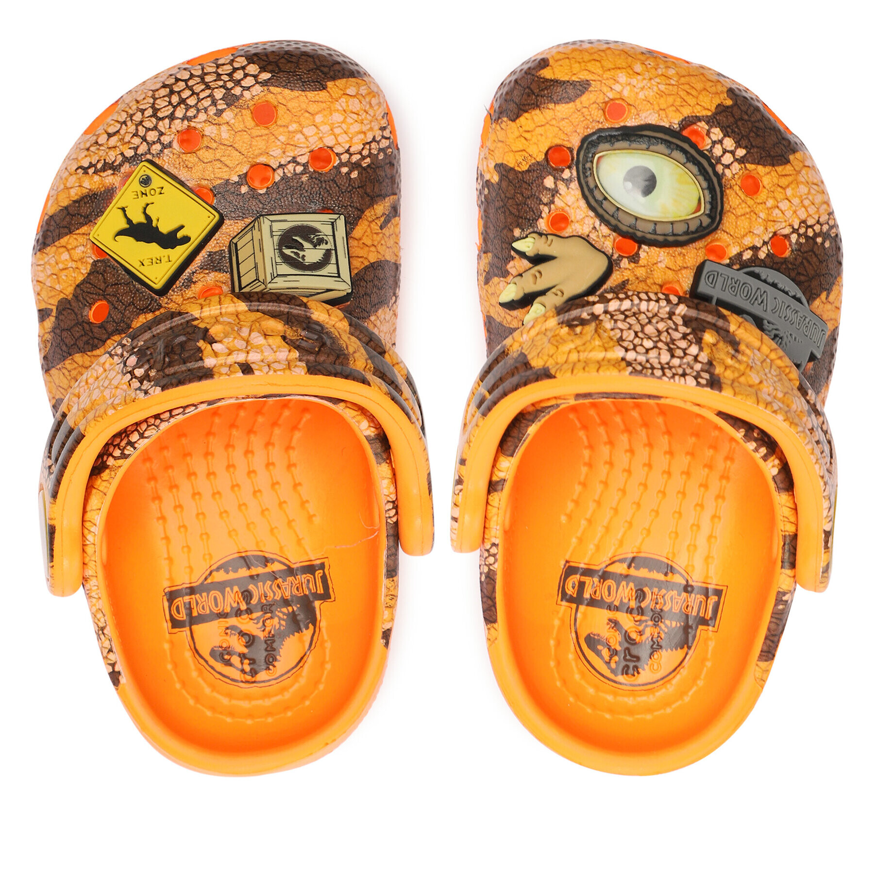 Crocs Чехли Jurassic World Clasic Clog T 208848 Оранжев - Pepit.bg