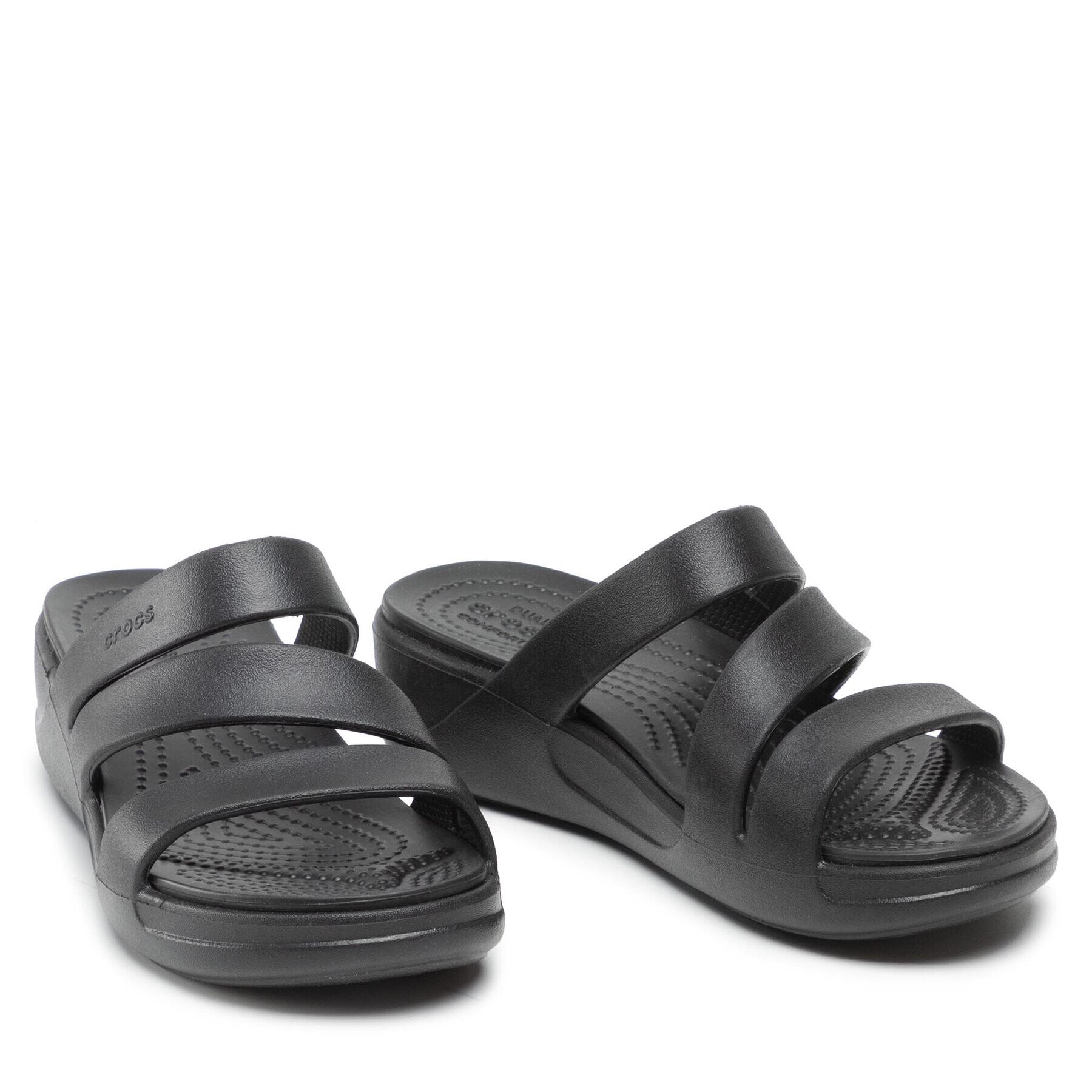 Crocs Чехли Monterey Wedge W 206304 Черен - Pepit.bg