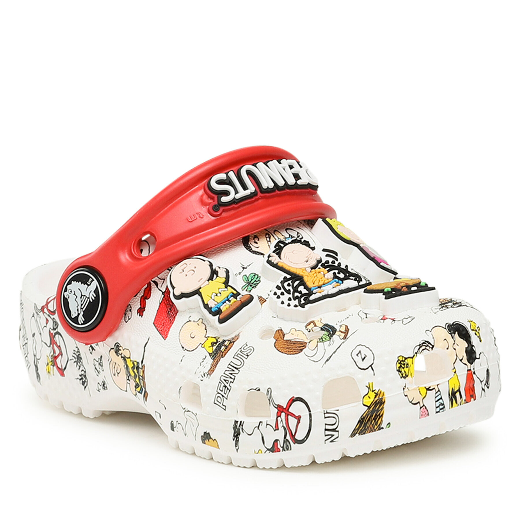 Crocs Чехли Peanuts Classic Clog T 208631 Бял - Pepit.bg