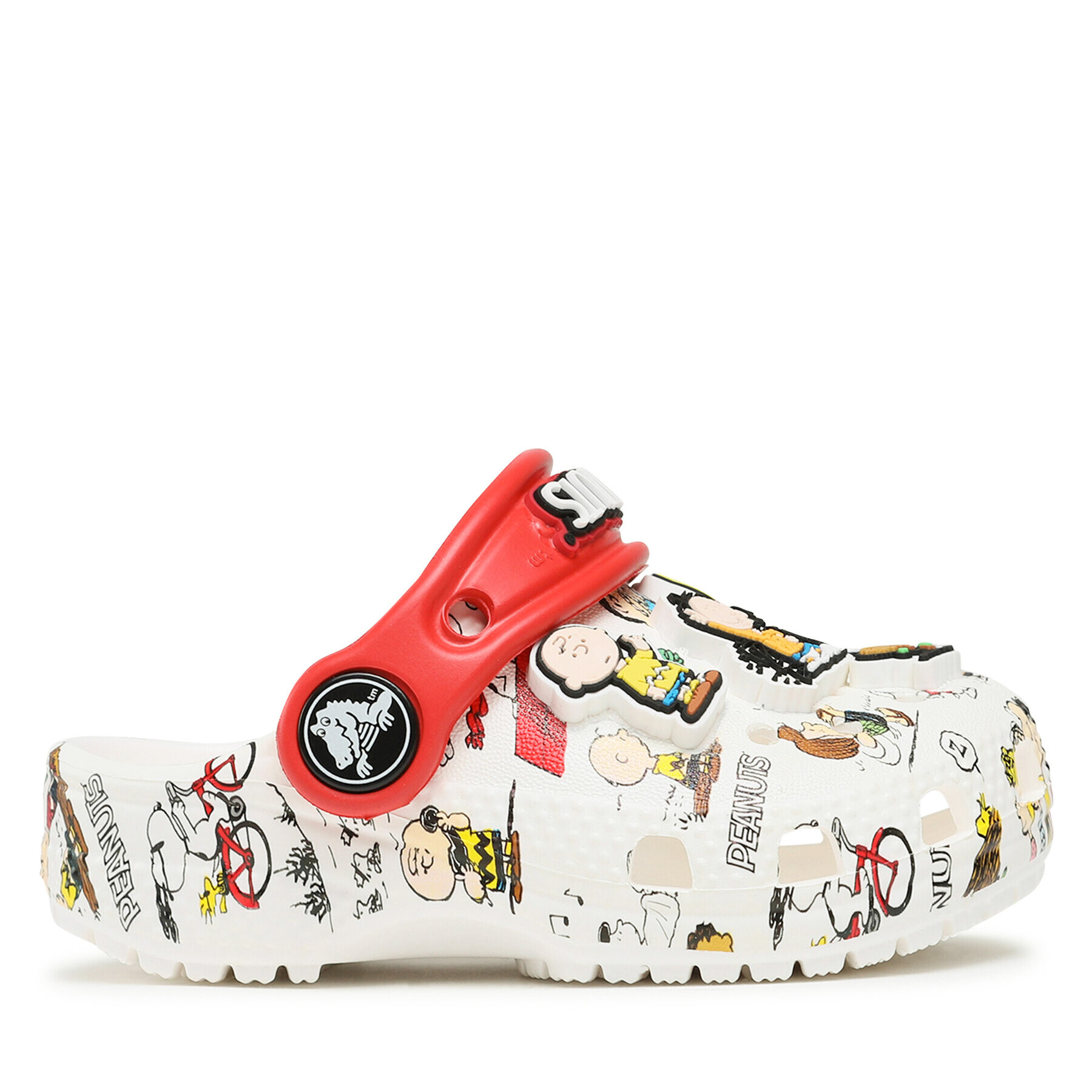 Crocs Чехли Peanuts Classic Clog T 208631 Бял - Pepit.bg