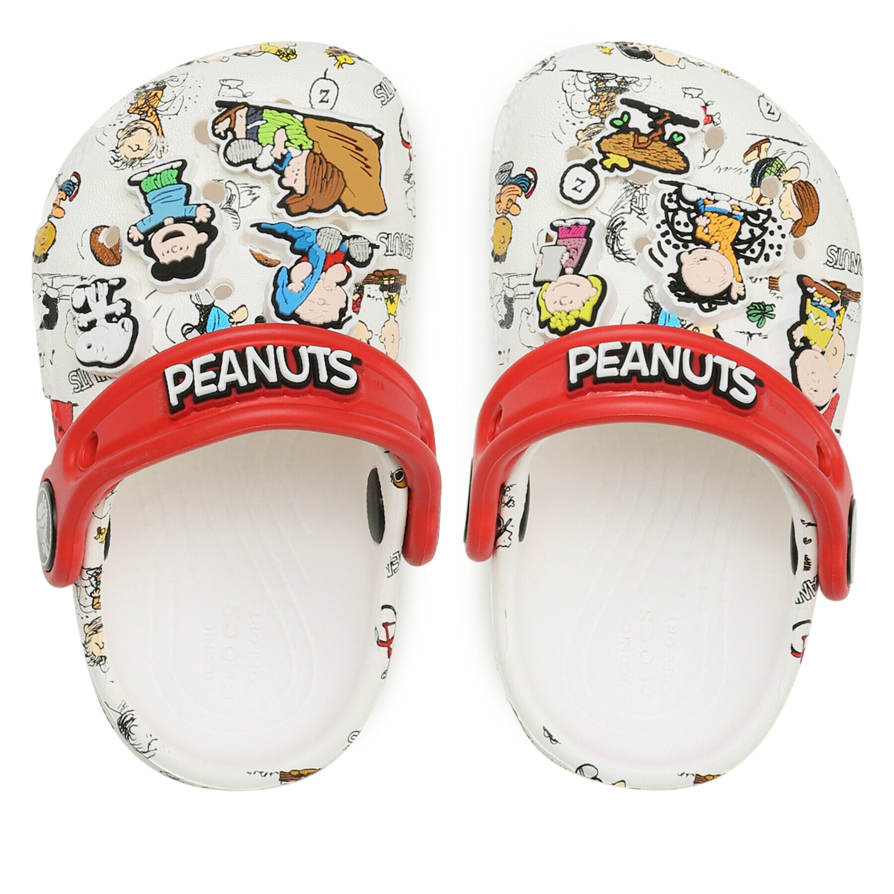 Crocs Чехли Peanuts Classic Clog T 208631 Бял - Pepit.bg