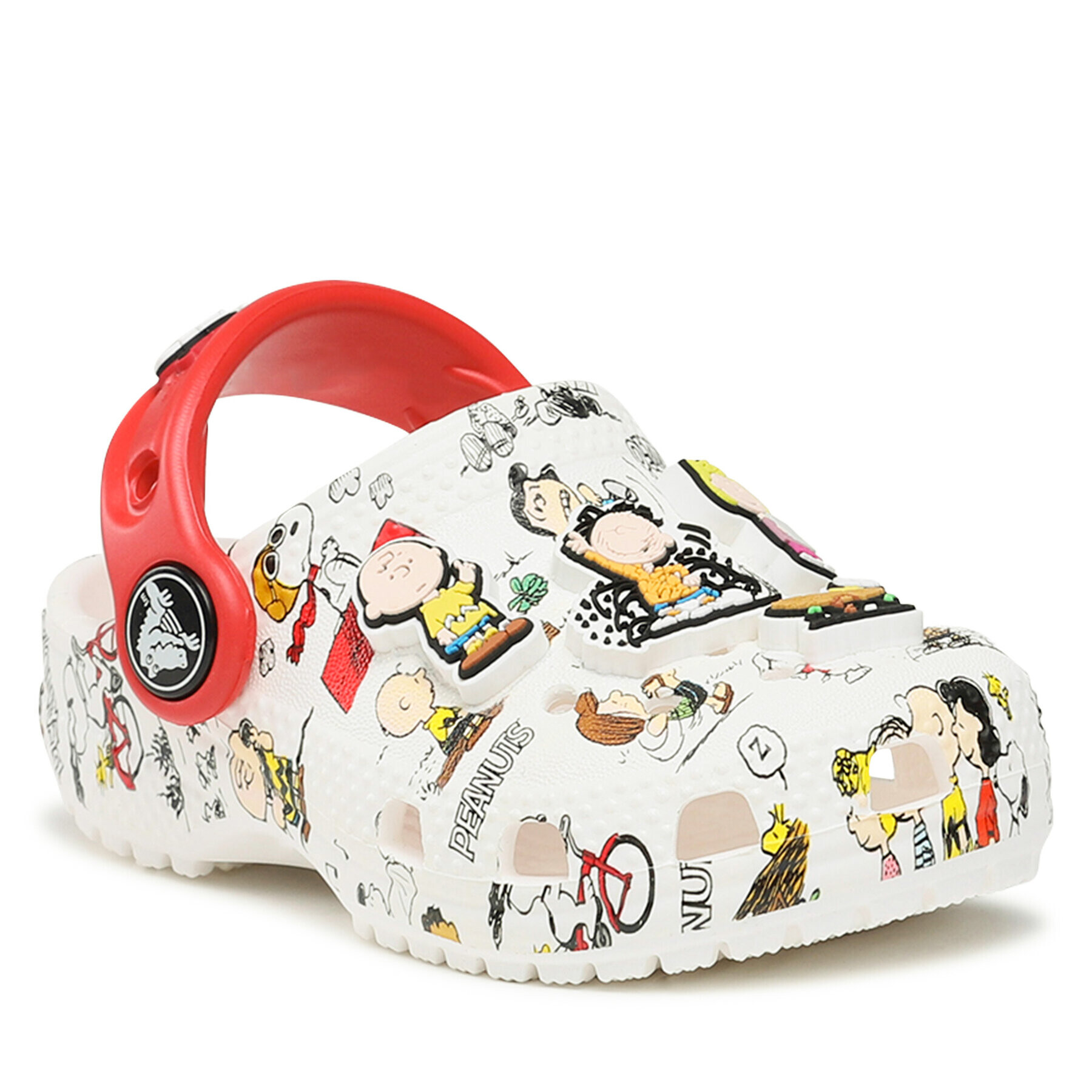 Crocs Чехли Peanuts Classic Clog T 208631 Бял - Pepit.bg