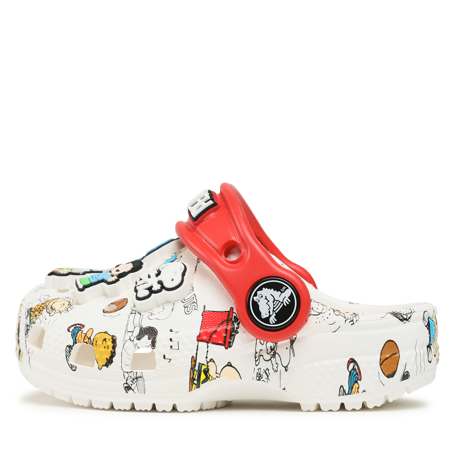 Crocs Чехли Peanuts Classic Clog T 208631 Бял - Pepit.bg