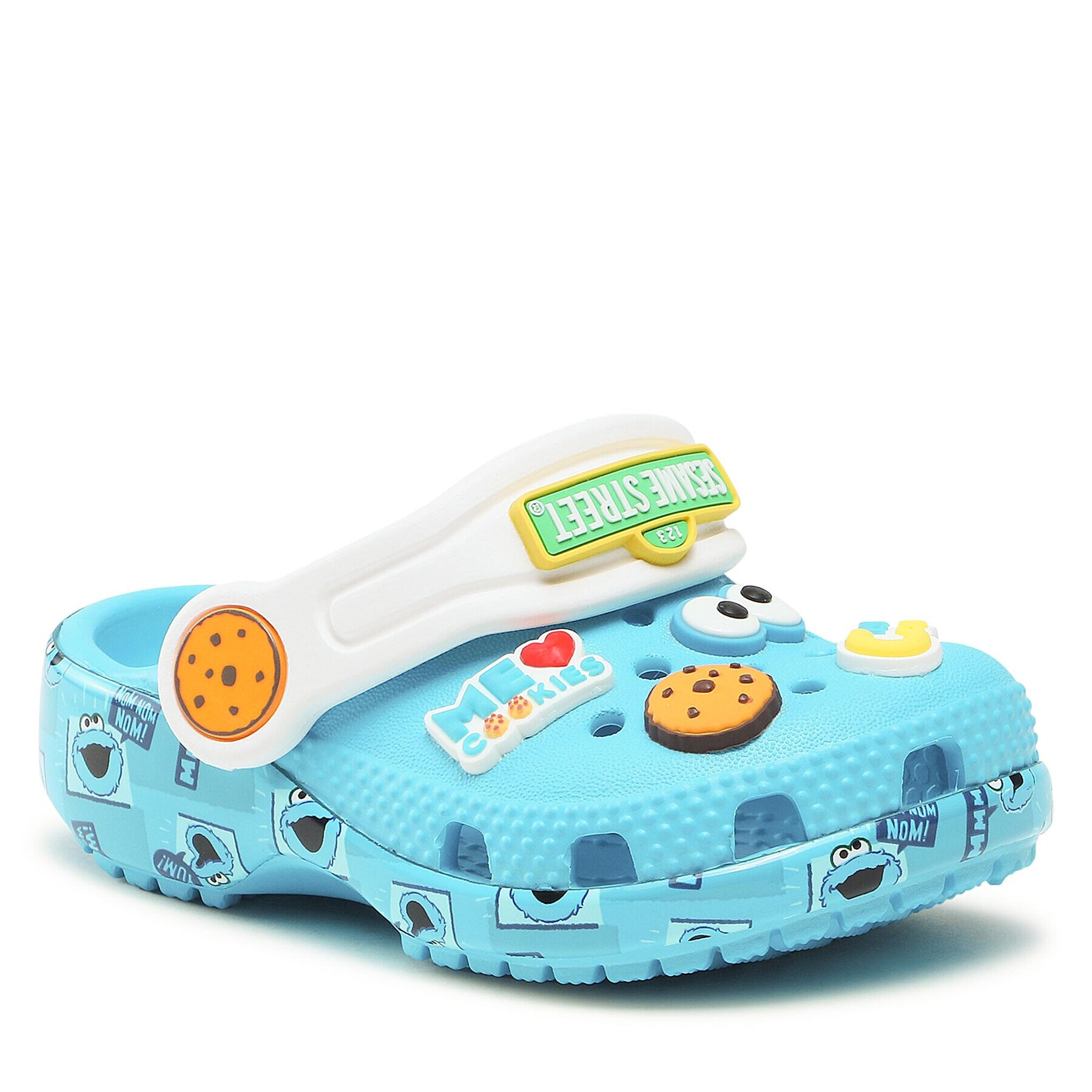 Crocs Чехли Sesame Workshop Classic Clog T 208847 Син - Pepit.bg