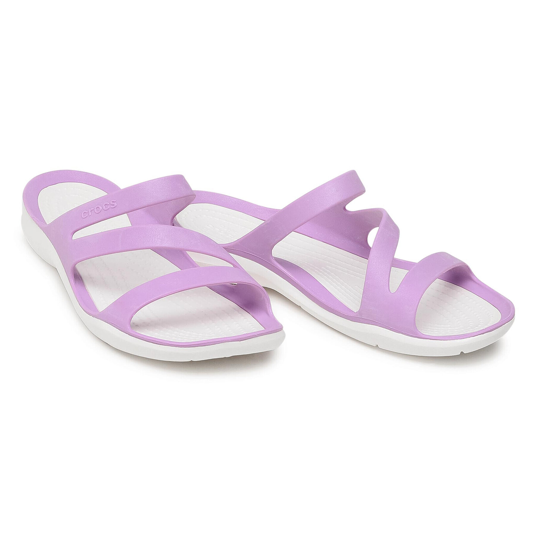 Crocs Чехли Swiftwater Sandal W 203998 Виолетов - Pepit.bg