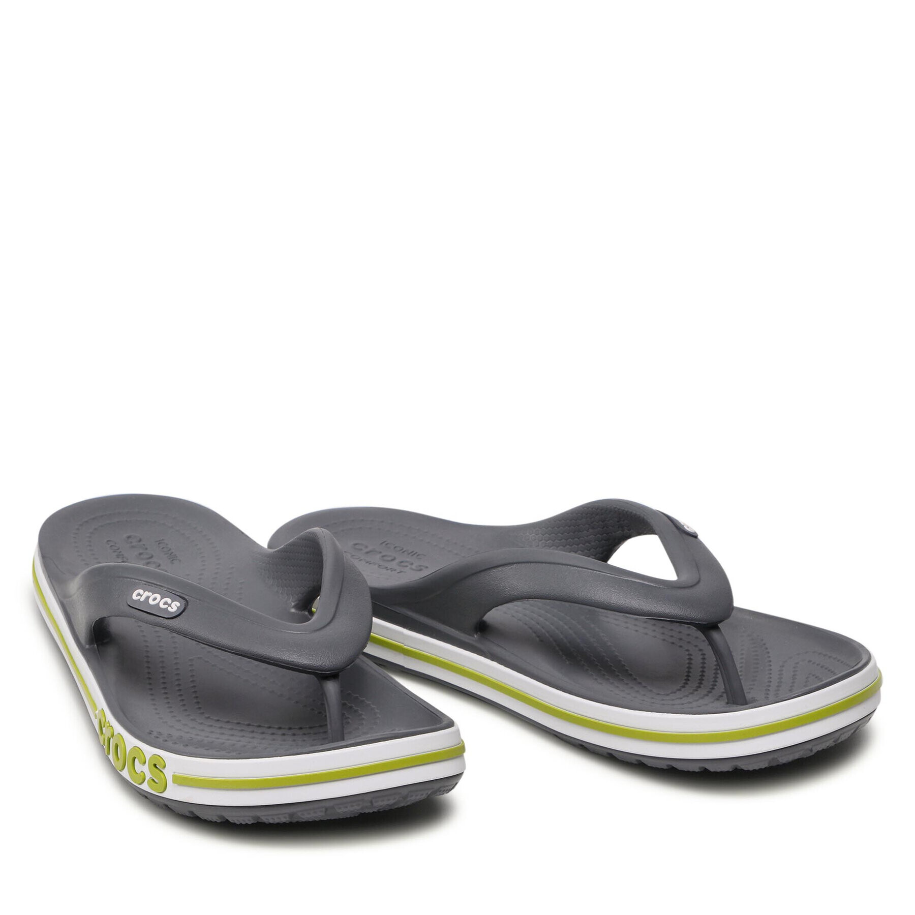 Crocs Джапанки Bayaband Flip 205393 Сив - Pepit.bg