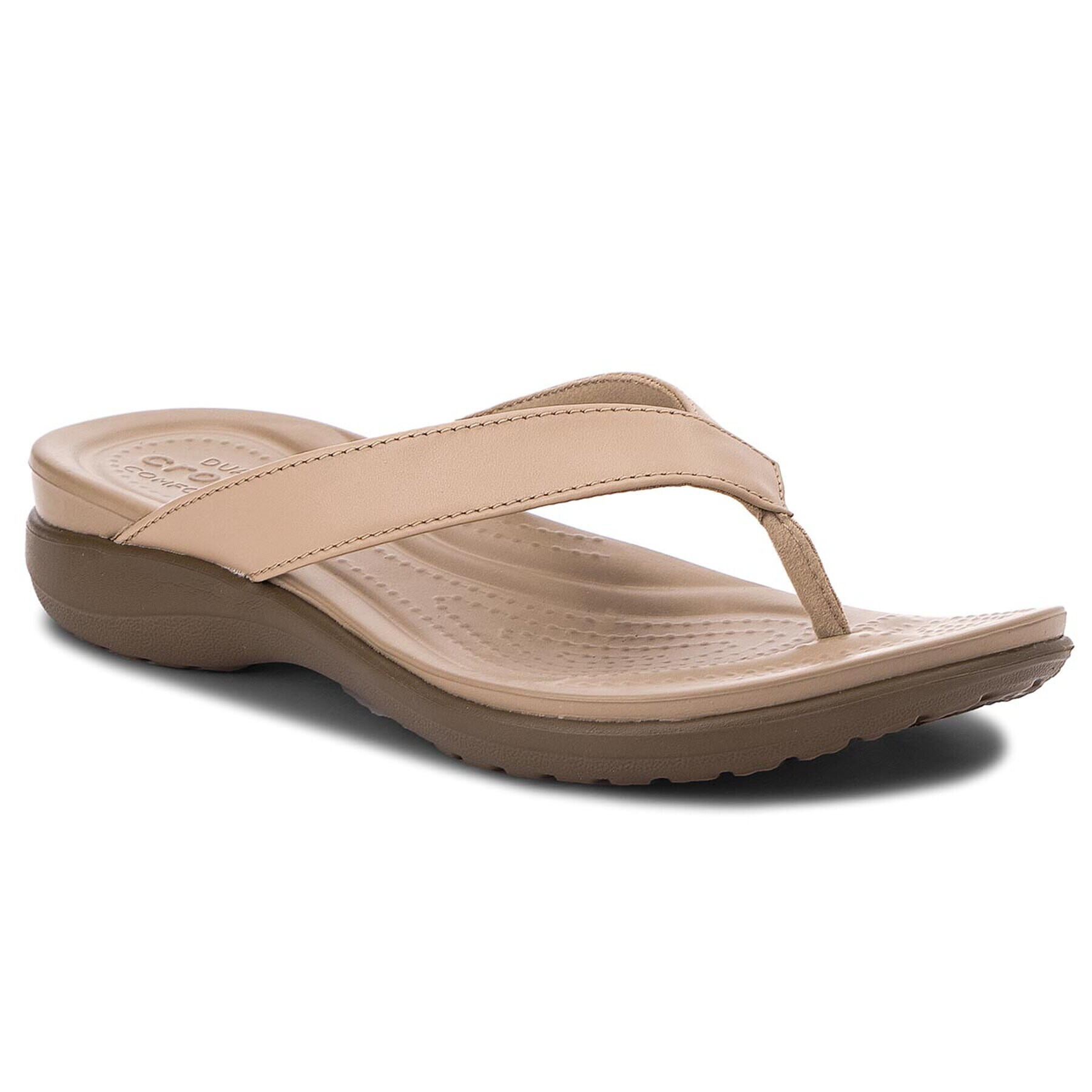 Crocs Джапанки Capri V Flip W 202502 Бежов - Pepit.bg