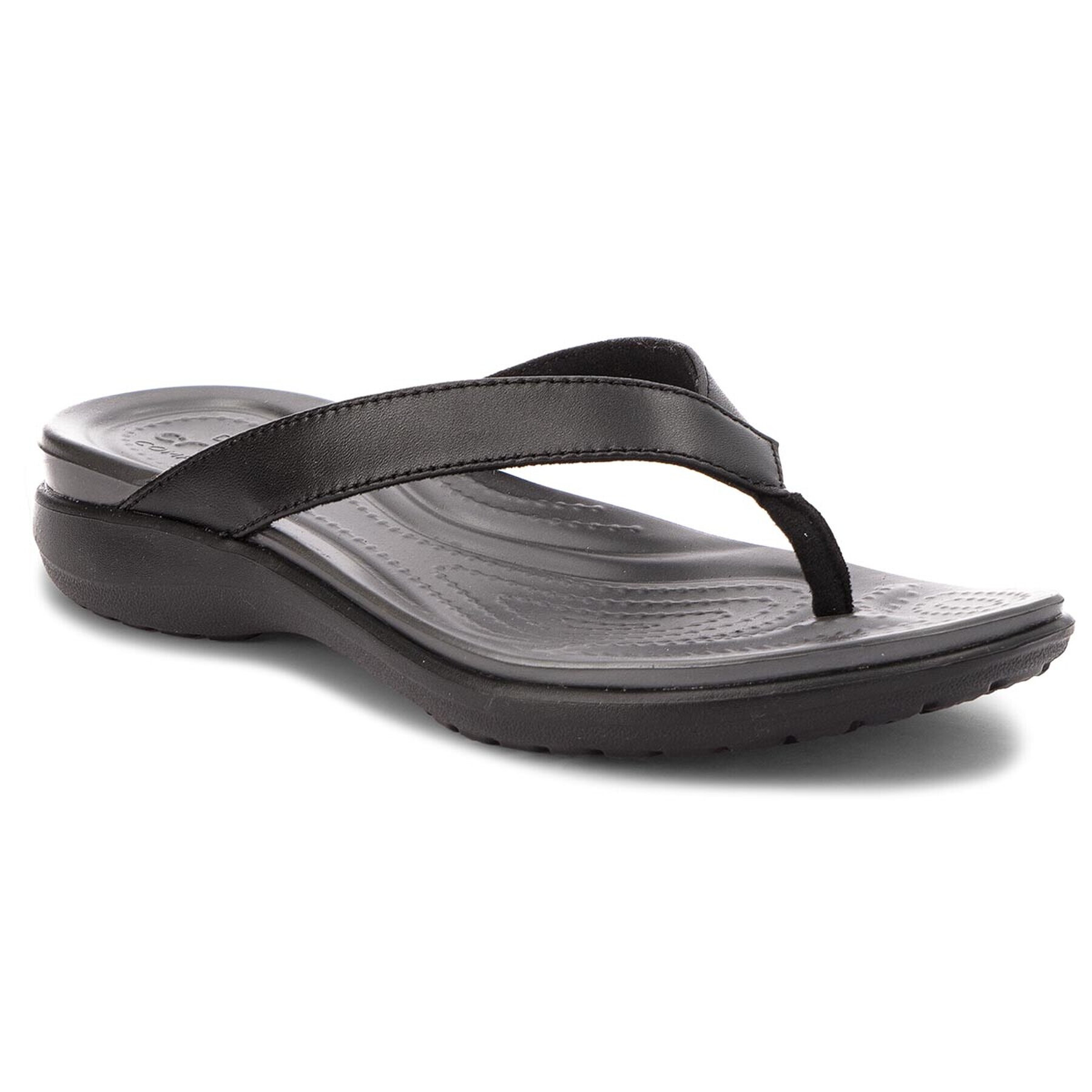 Crocs Джапанки Capri V Flip W 202502 Черен - Pepit.bg