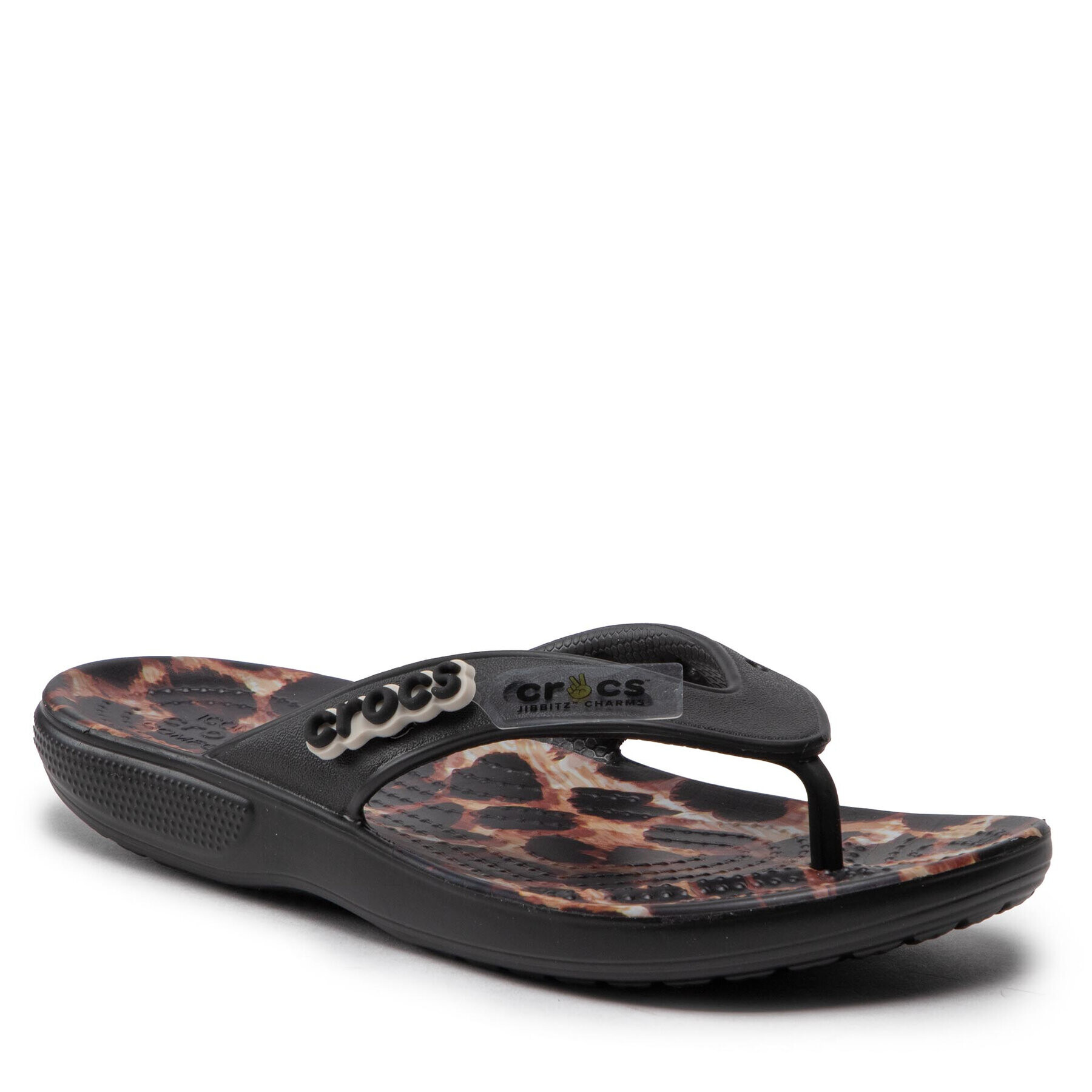 Crocs Джапанки Classic animalremix Flip 207872 Черен - Pepit.bg