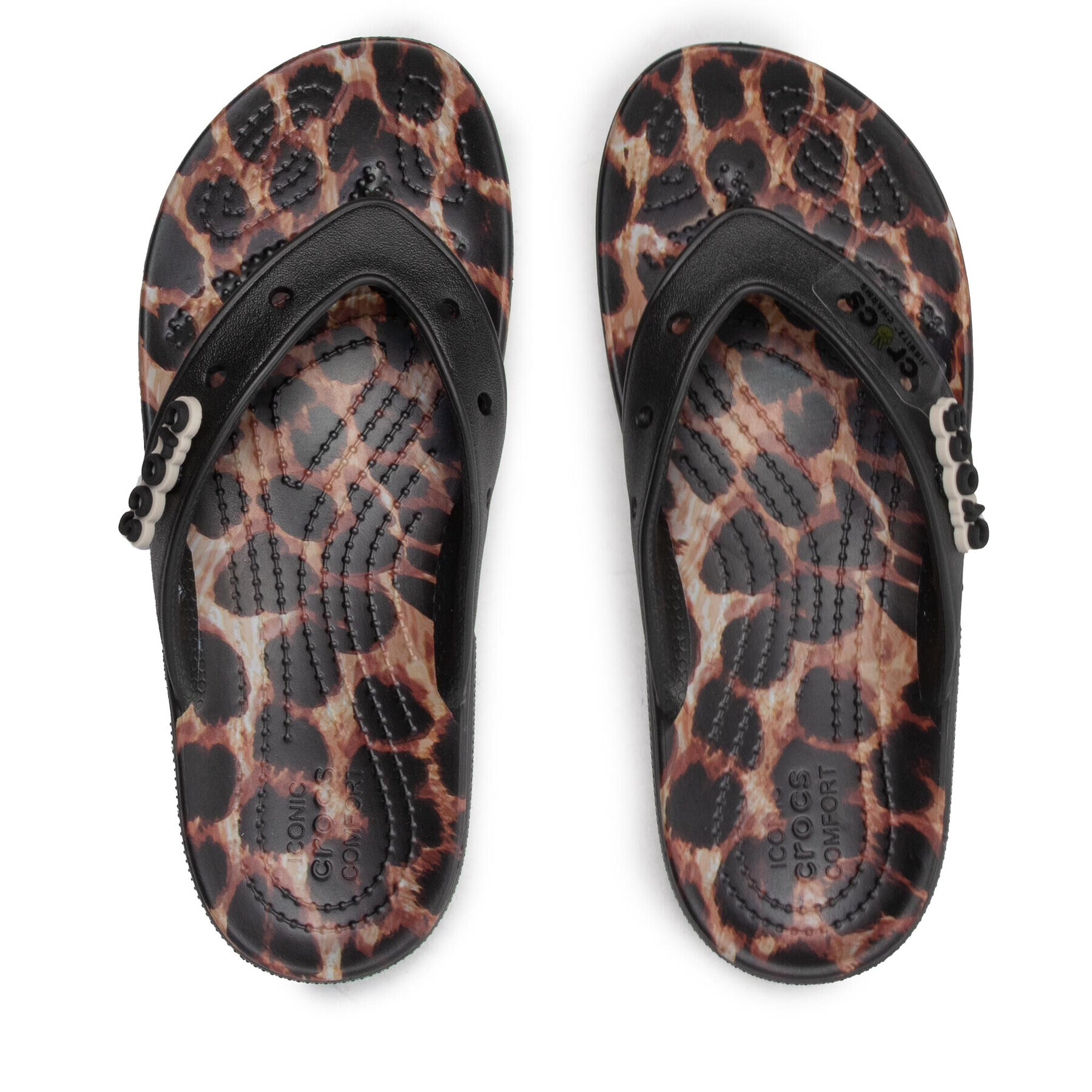 Crocs Джапанки Classic animalremix Flip 207872 Черен - Pepit.bg